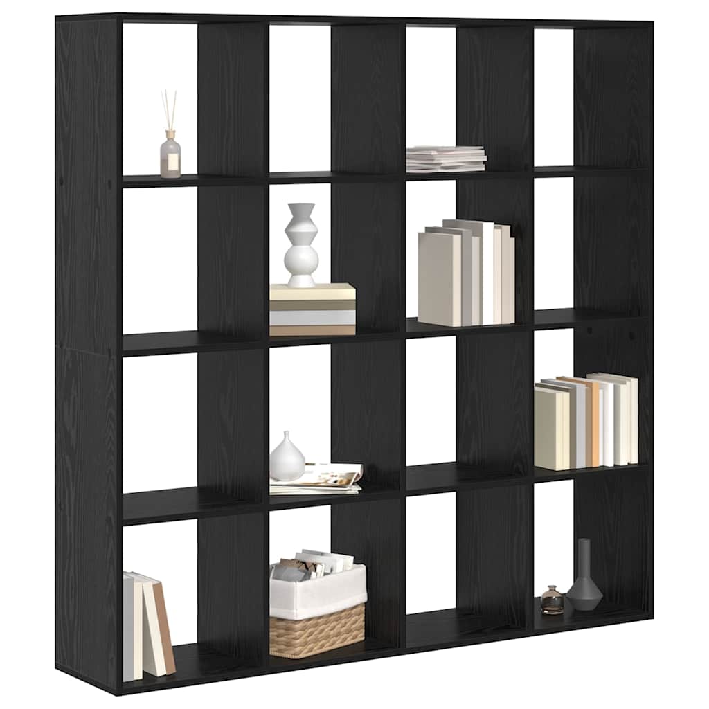 vidaXL Dulap pentru cărți Stejar negru 137.5 x 29 x 137.5 cm vidaXL Dulap pentru cărți Stejar negru 137.5 x 29 x 137.5 cm