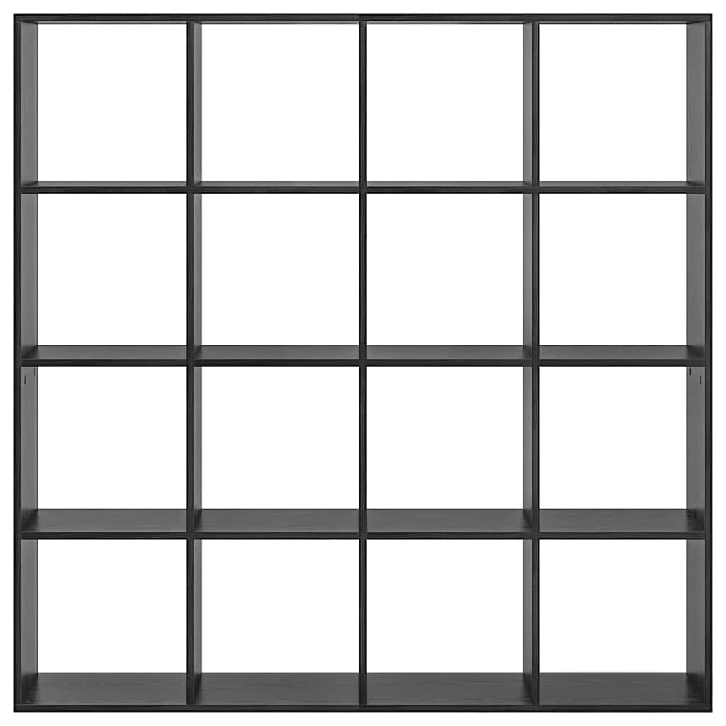 vidaXL Dulap pentru cărți Stejar negru 137.5 x 29 x 137.5 cm vidaXL Dulap pentru cărți Stejar negru 137.5 x 29 x 137.5 cm