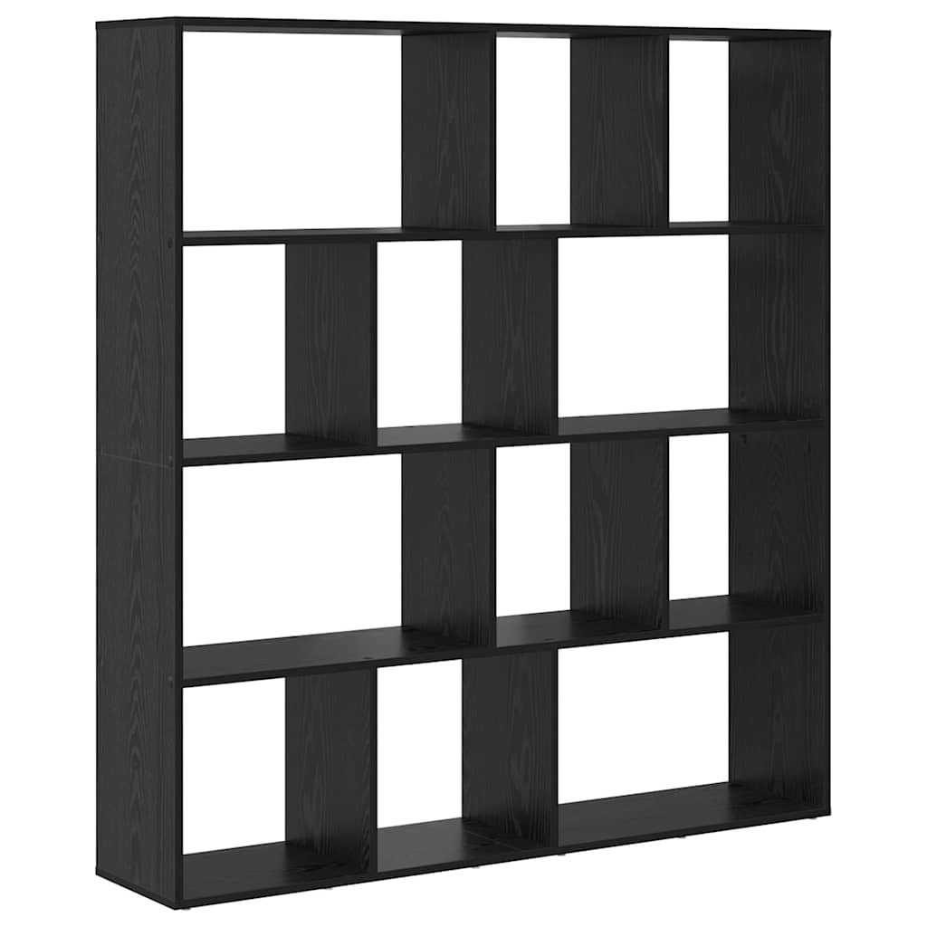 vidaXL Dulap pentru cărți Stejar negru 132 x 29 x 141.5 cm vidaXL Dulap pentru cărți Stejar negru 132 x 29 x 141.5 cm