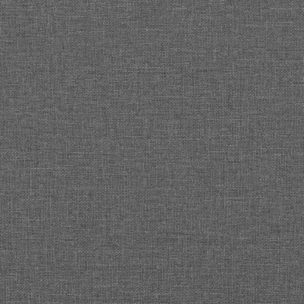 vidaXL Fotoliu rabatabil, gri închis, material textil