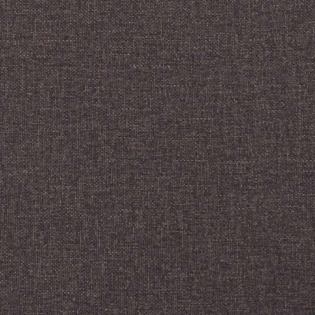 vidaXL Fotoliu rabatabil, maro închis, material textil