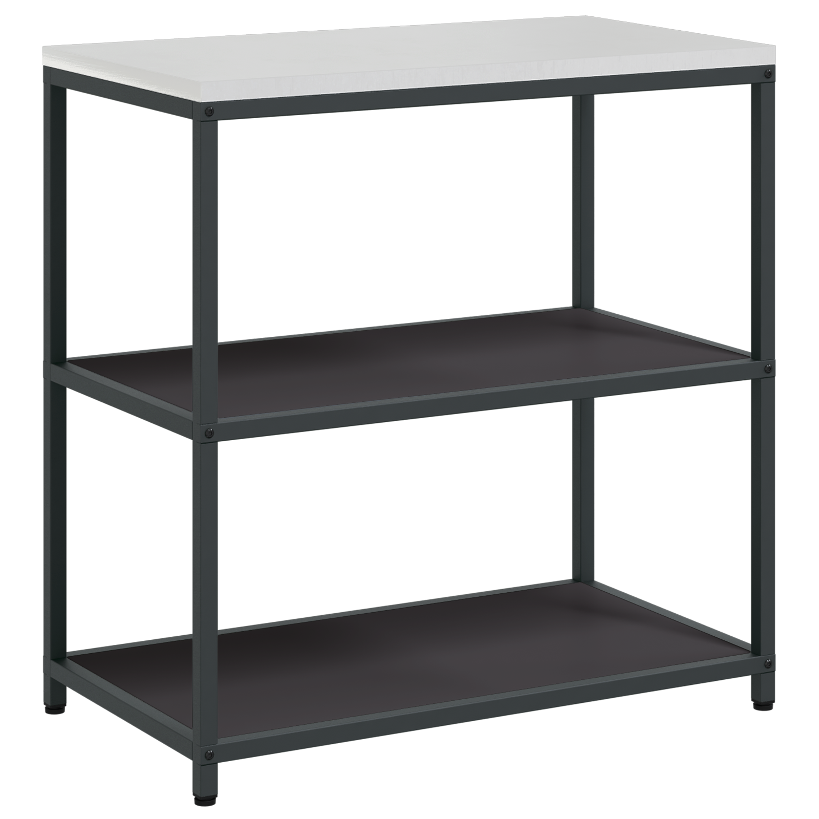 vidaXL Set de depozitare pentru bucătărie 2 pcs Negru 180 x 50 x 92 cm