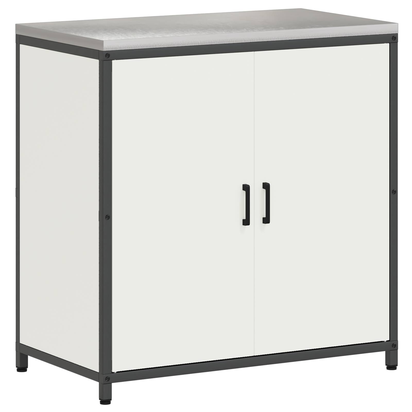 vidaXL Set de depozitare pentru bucătărie 2 pcs Alb 180 x 50 x 92 cm