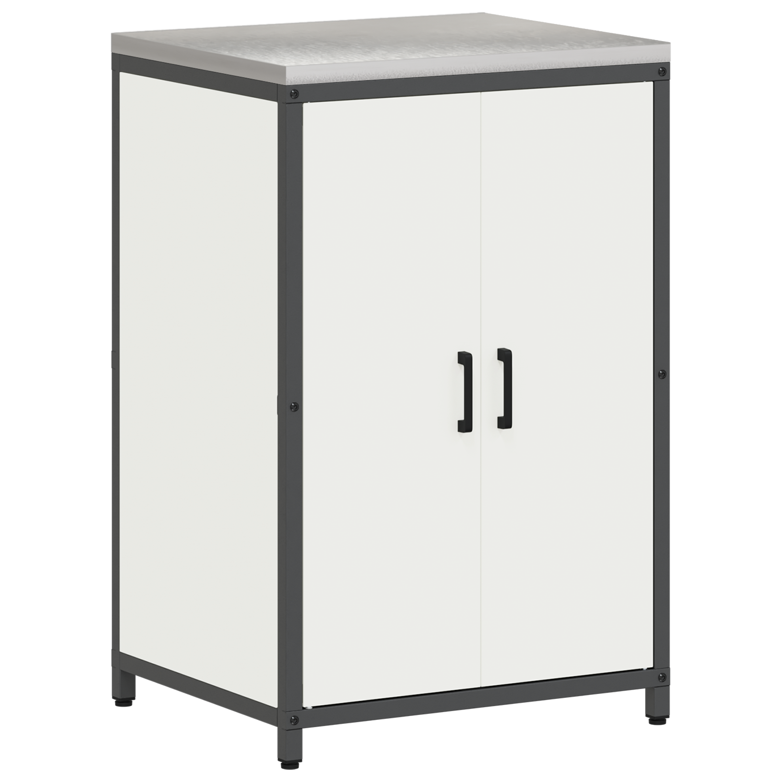 vidaXL Set de depozitare pentru bucătărie 2 pcs Alb 150 x 50 x 92 cm
