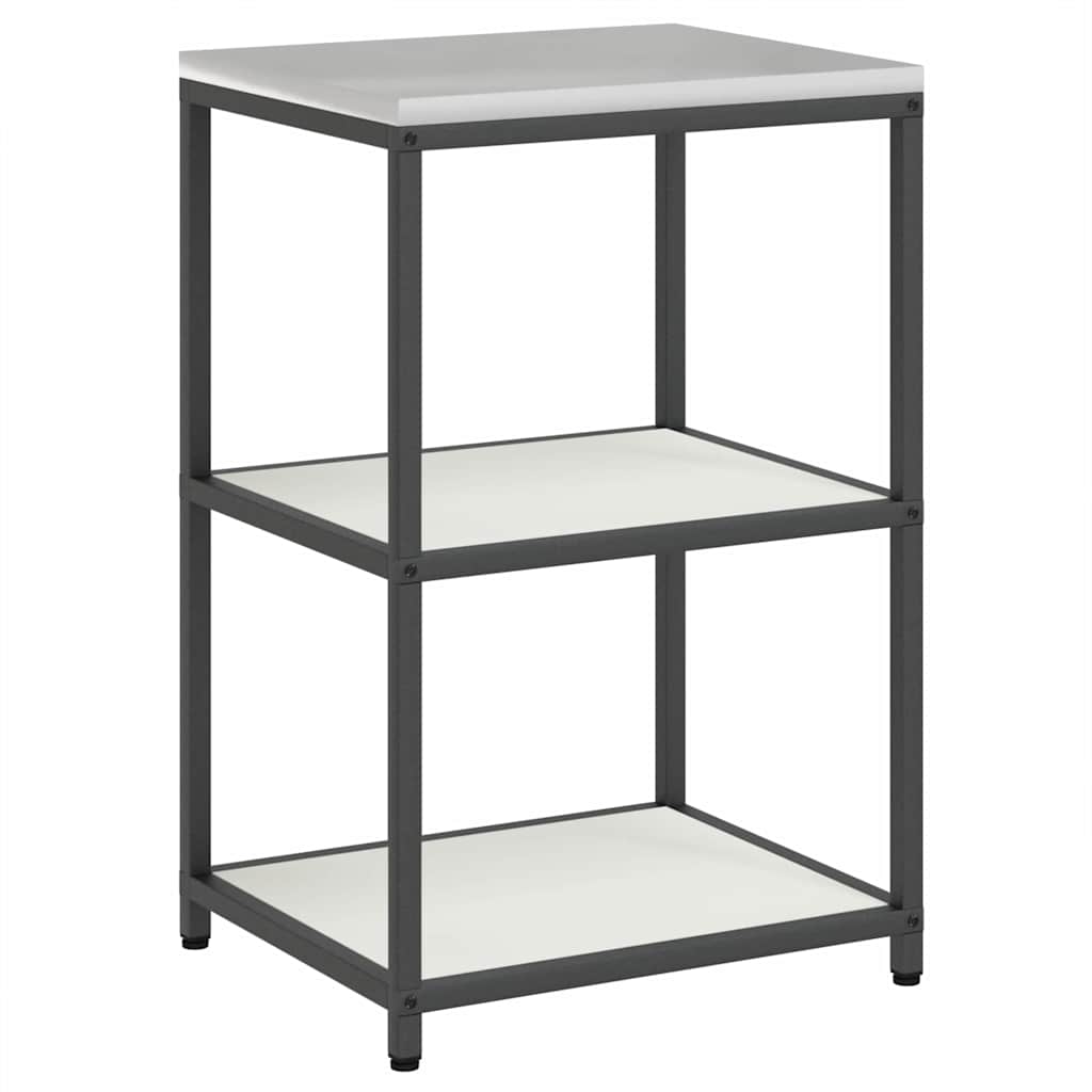 vidaXL Set de depozitare pentru bucătărie 2 pcs Alb 150 x 50 x 92 cm