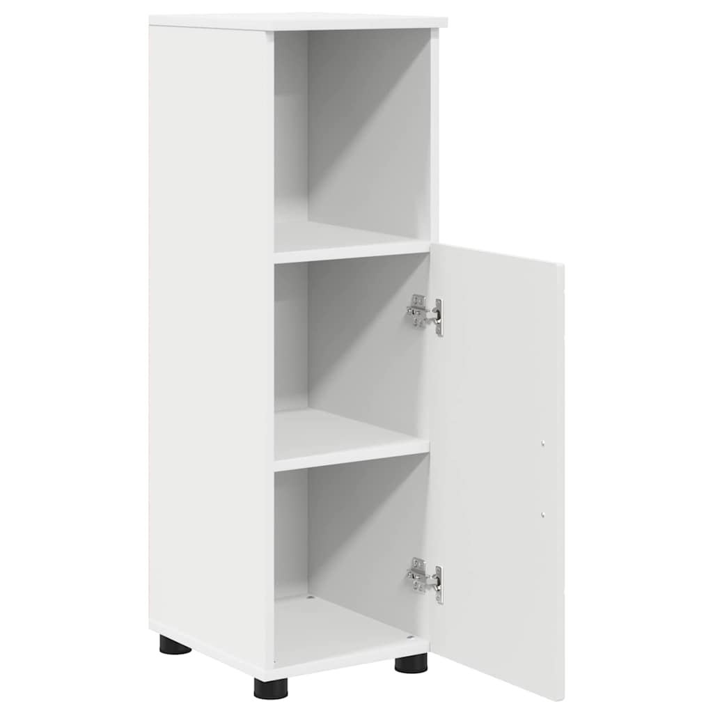 vidaXL Set de mobilier pentru baie 3 pcs Alb Lemn aranjat și metal