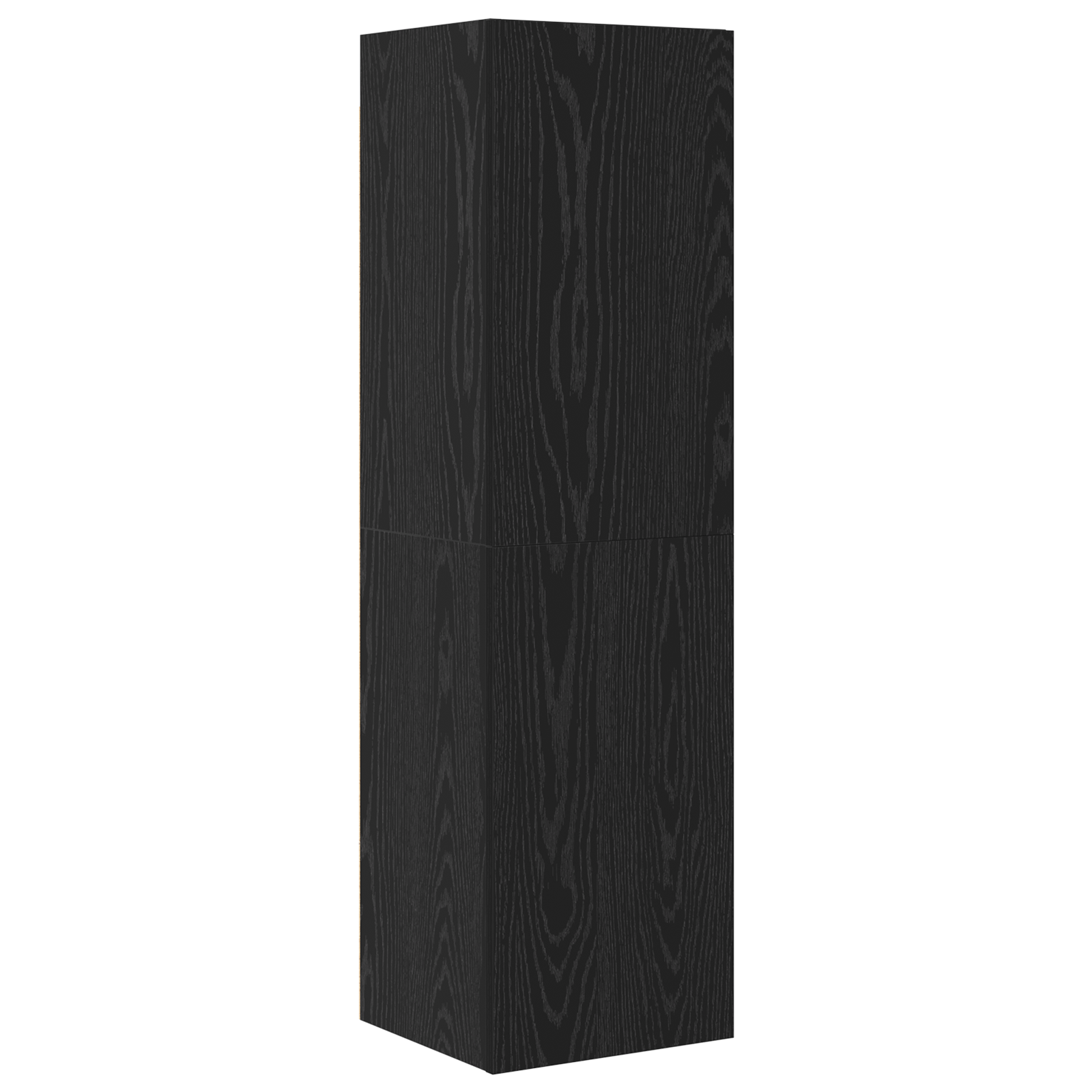 vidaXL Dulap pentru TV pe Perete 4 pcs Stejar negru 200 x 30 x 30 cm