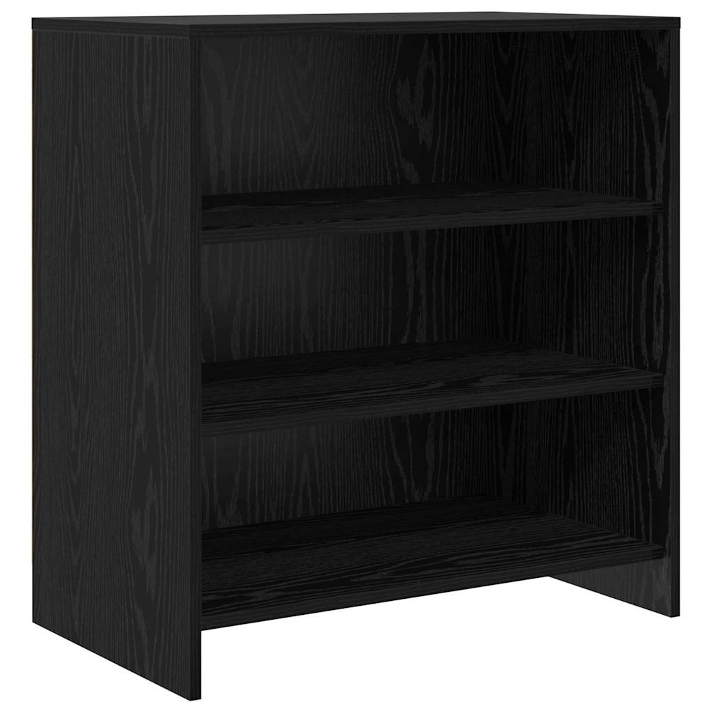vidaXL Bufet cu raft cu ușă 2 pcs Stejar negru 70 x 41 x 75 cm Lemn compozit vidaXL Bufet cu raft cu ușă 2 pcs Stejar negru 70 x 41 x 75 cm Lemn compozit
