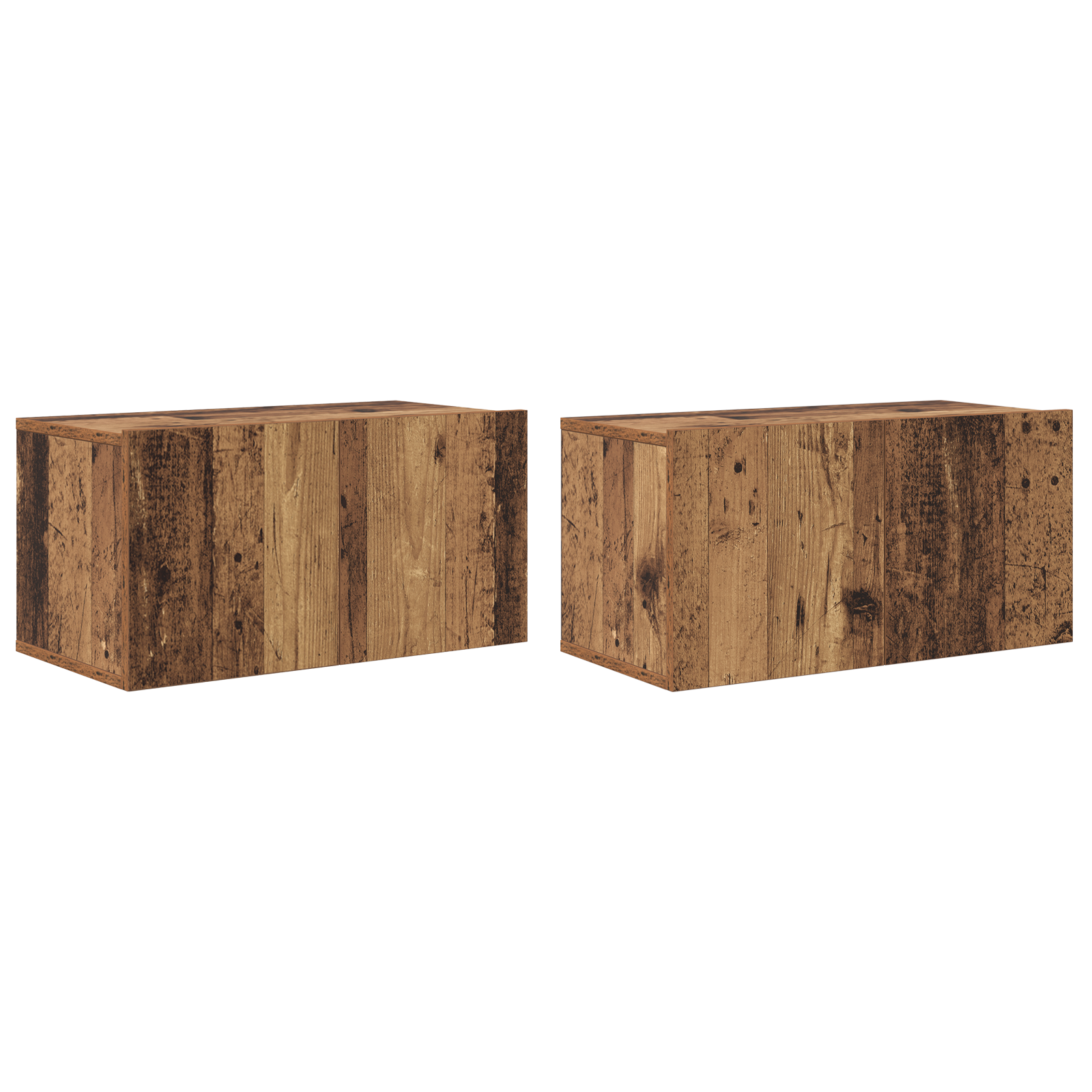 vidaXL Set comodă TV 8 pcs Lemn vechi 60 x 30 x 30 cm Lemn compozit vidaXL Set comodă TV 8 pcs Lemn vechi 60 x 30 x 30 cm Lemn compozit