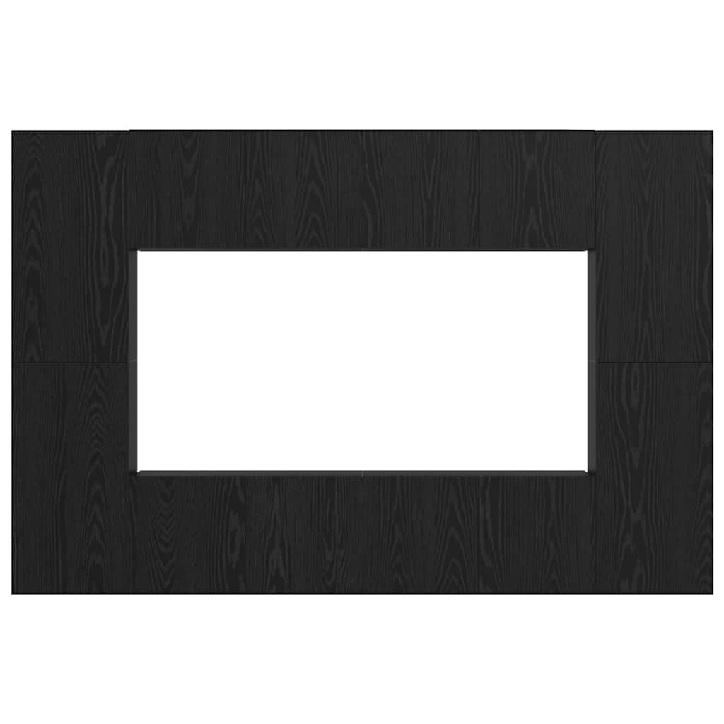 vidaXL Set comodă TV 8 pcs Stejar negru 60 x 30 x 30 cm Lemn compozit vidaXL Set comodă TV 8 pcs Stejar negru 60 x 30 x 30 cm Lemn compozit