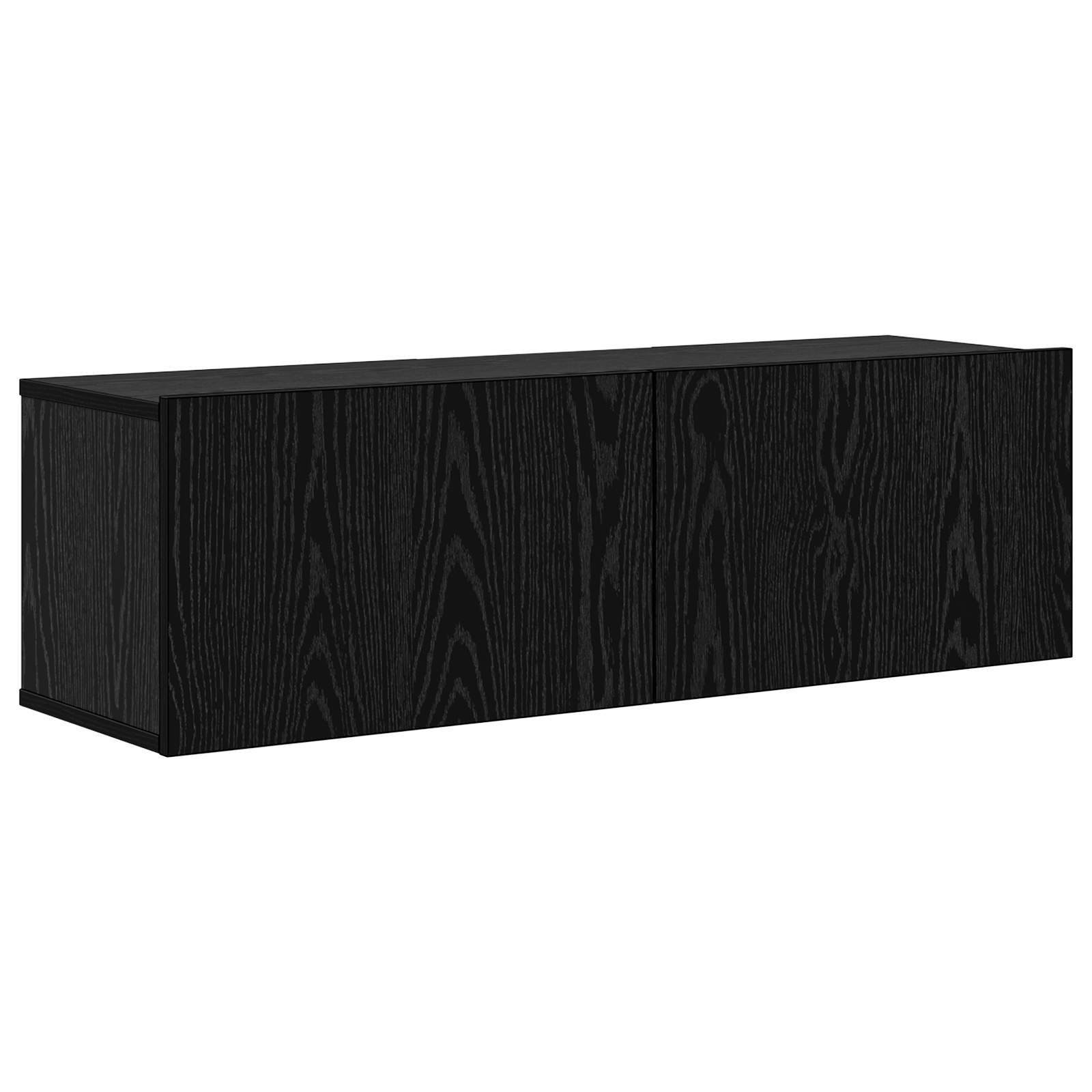 vidaXL Set comodă TV Pe perete 5 pcs Stejar Negru vidaXL Set comodă TV Pe perete 5 pcs Stejar Negru