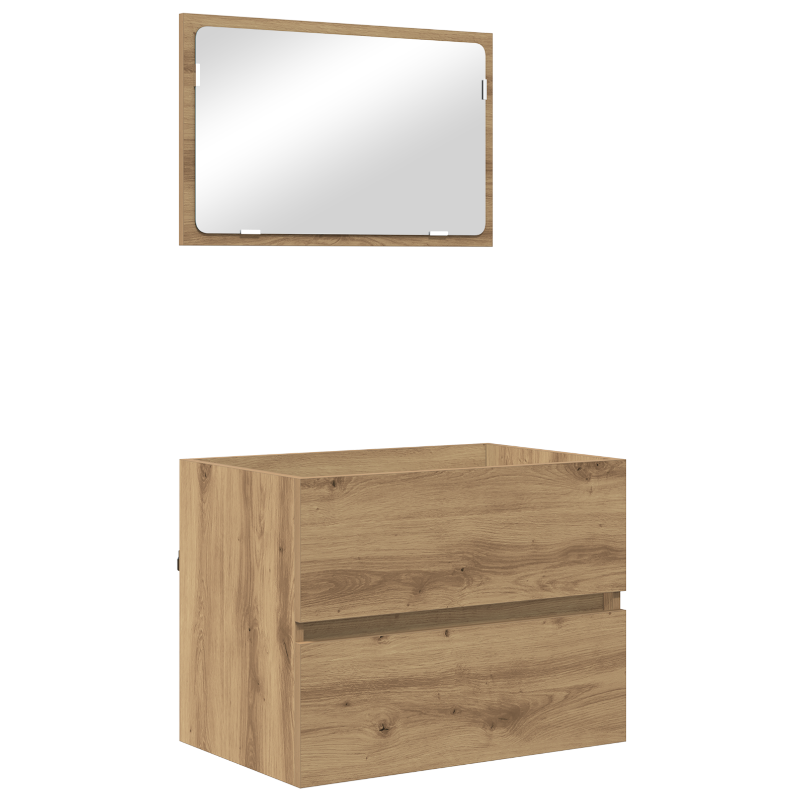 vidaXL Set de mobilier pentru baie Pe perete 3 pcs Stejar negru vidaXL Set de mobilier pentru baie Pe perete 3 pcs Stejar negru