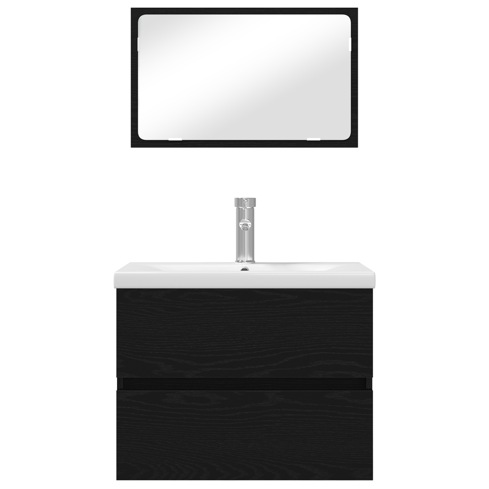 vidaXL Set de mobilier pentru baie cu sertar 3 pcs Stejar Artizanal