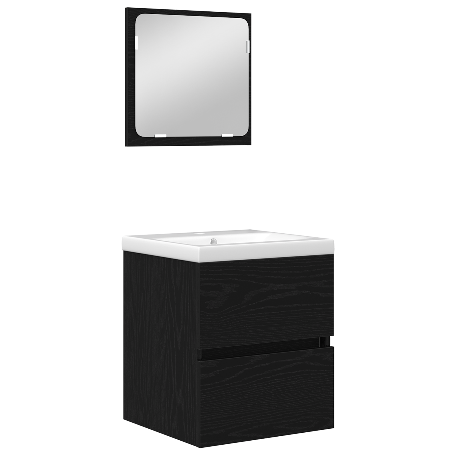 vidaXL Set de mobilier pentru baie 2 pcs Stejar Artisan și Alb
