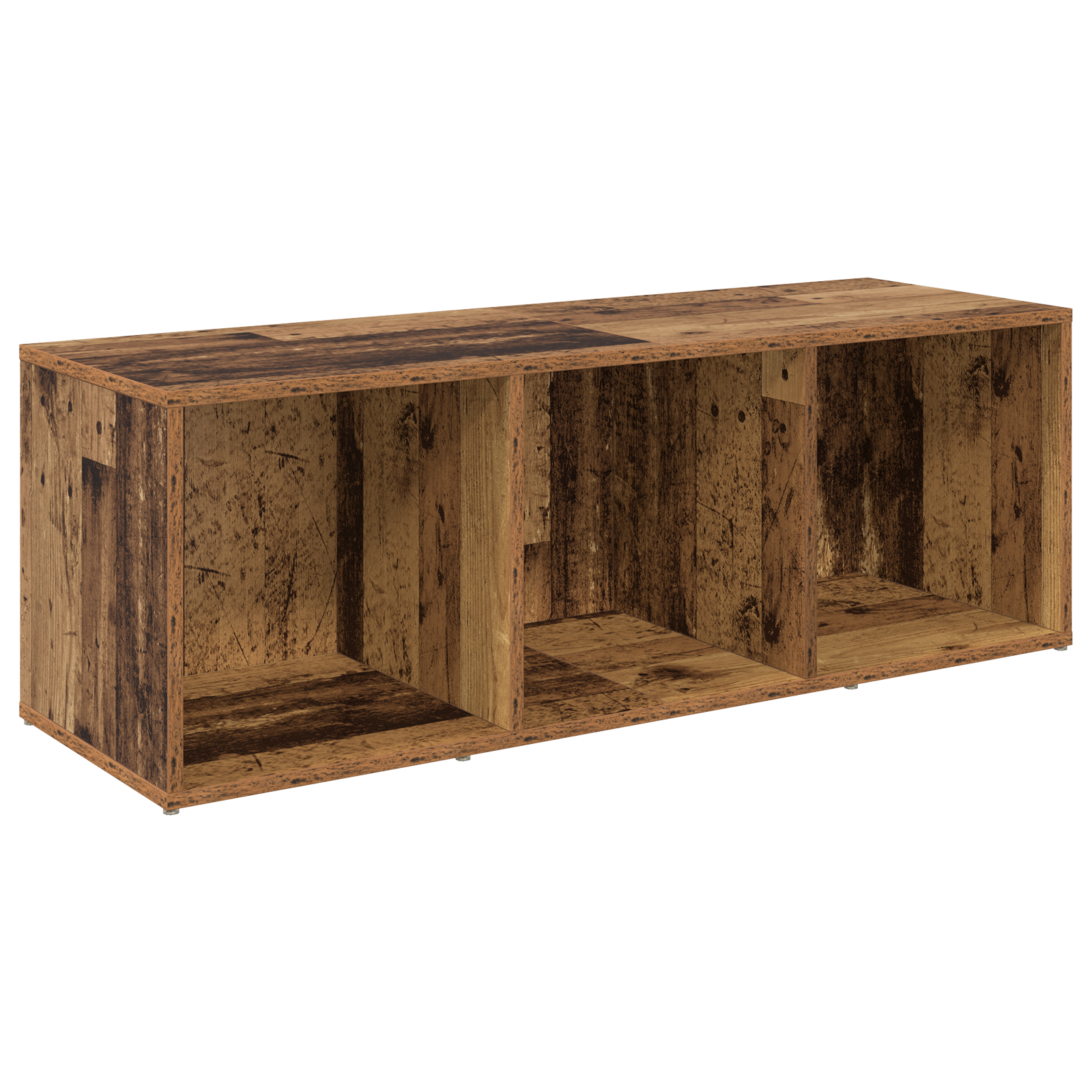 vidaXL Set comodă TV 2 pcs Lemn vechi 107 x 35 x 37 cm Lemn compozit vidaXL Set comodă TV 2 pcs Lemn vechi 107 x 35 x 37 cm Lemn compozit