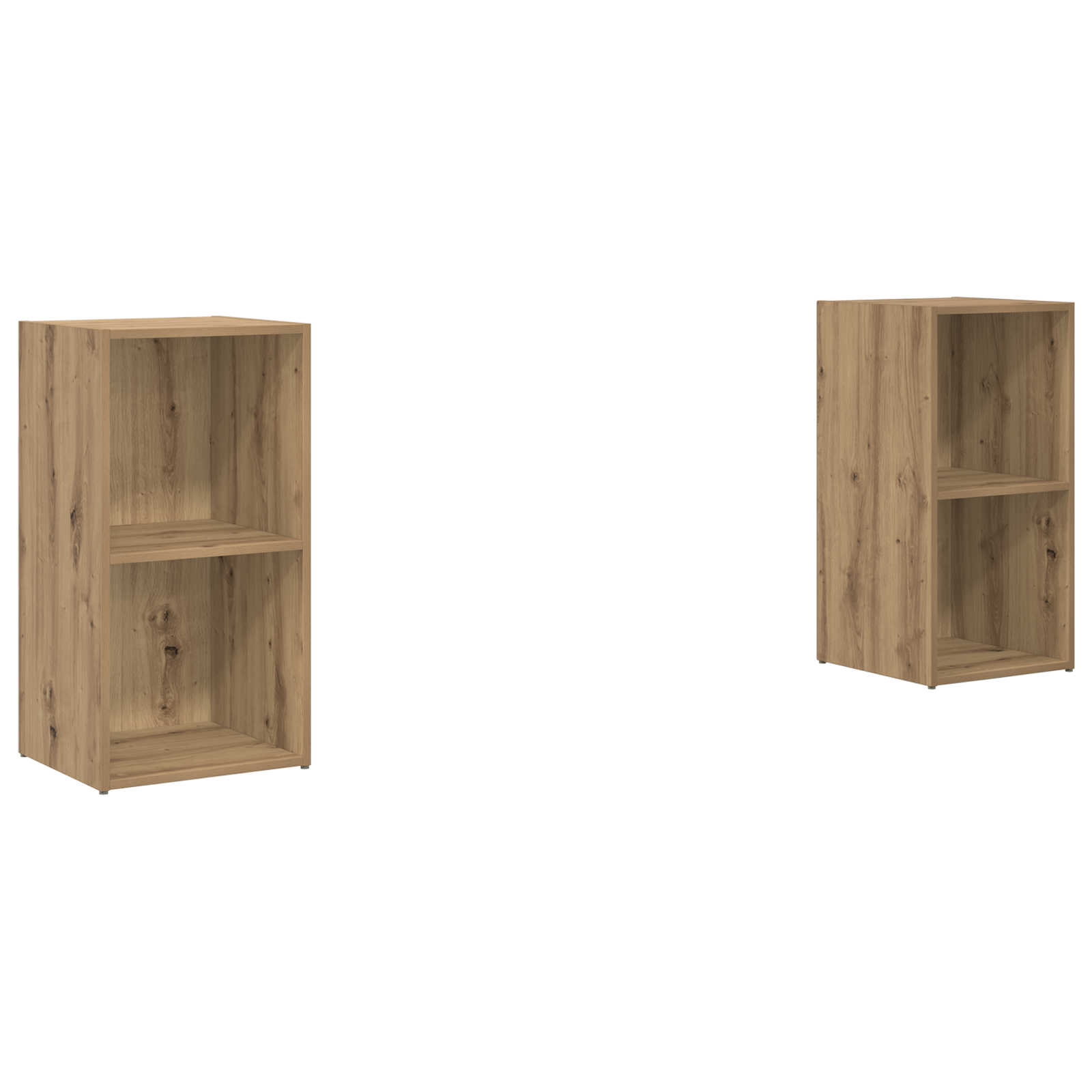 vidaXL Set comodă TV 2 pcs stejar artizanal 72 x 35 x 36.5 cm vidaXL Set comodă TV 2 pcs stejar artizanal 72 x 35 x 36.5 cm
