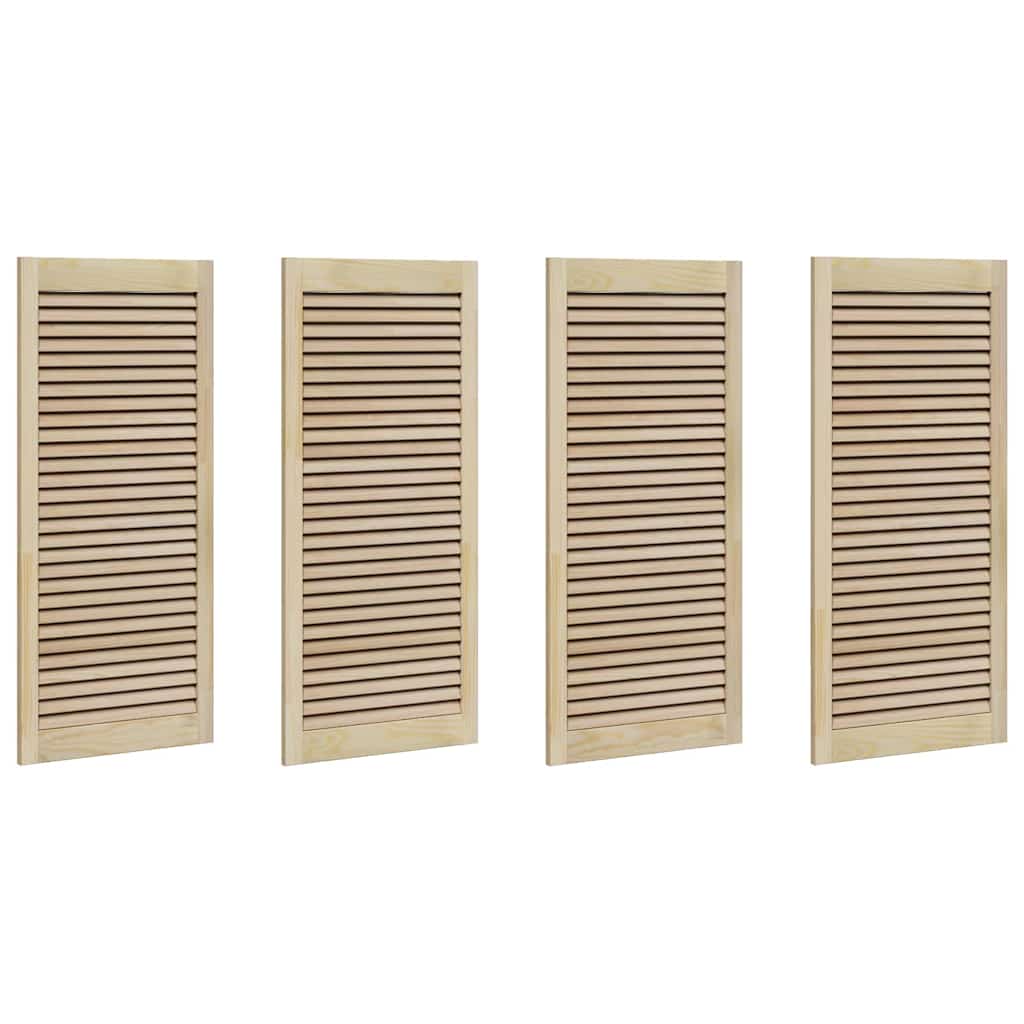 vidaXL Ușă de Dulap cu ușă 4 pcs natural 140.5 x 2.1 x 49.5 cm