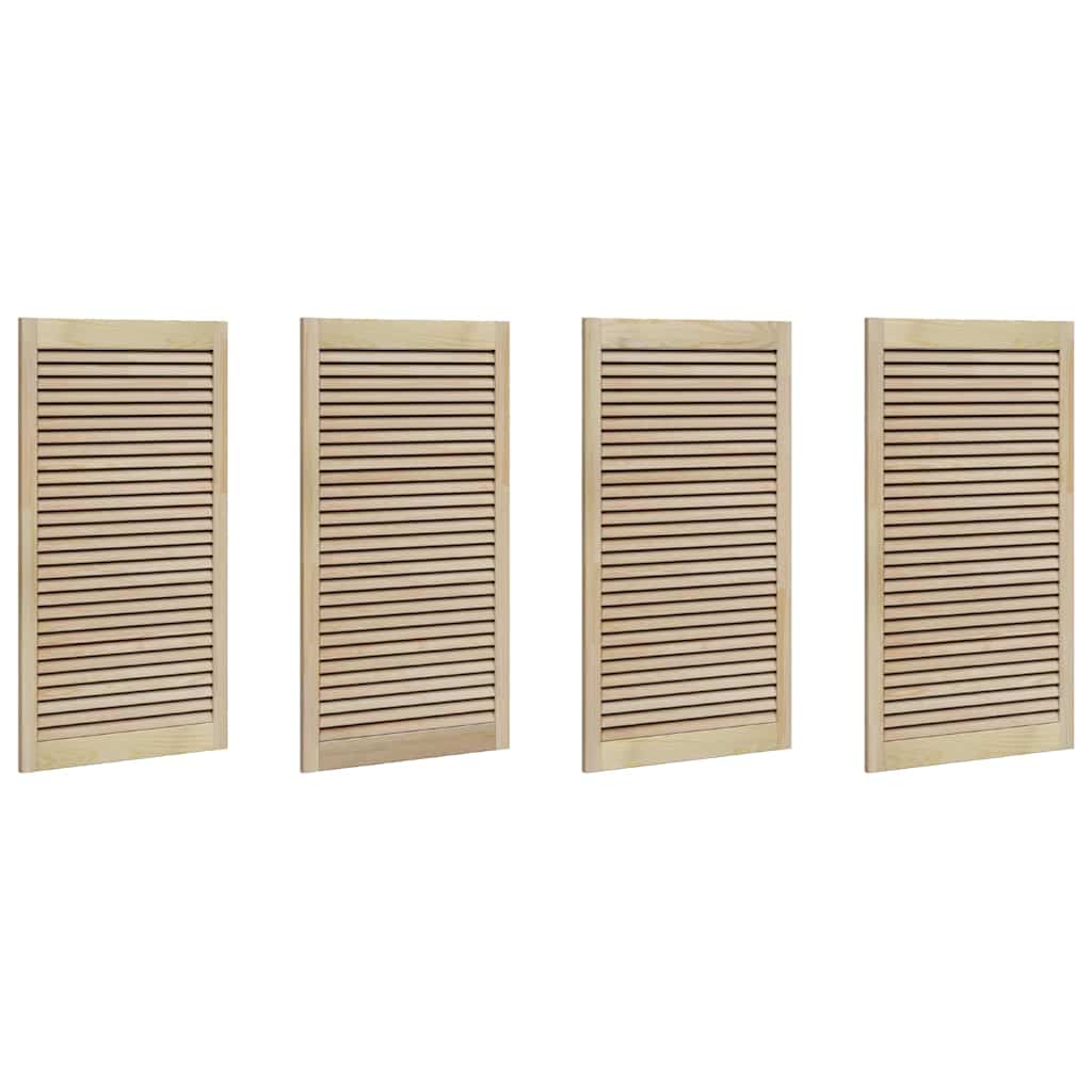 vidaXL Ușă de Dulap cu ușă 4 pcs natural 140.5 x 2.1 x 49.5 cm