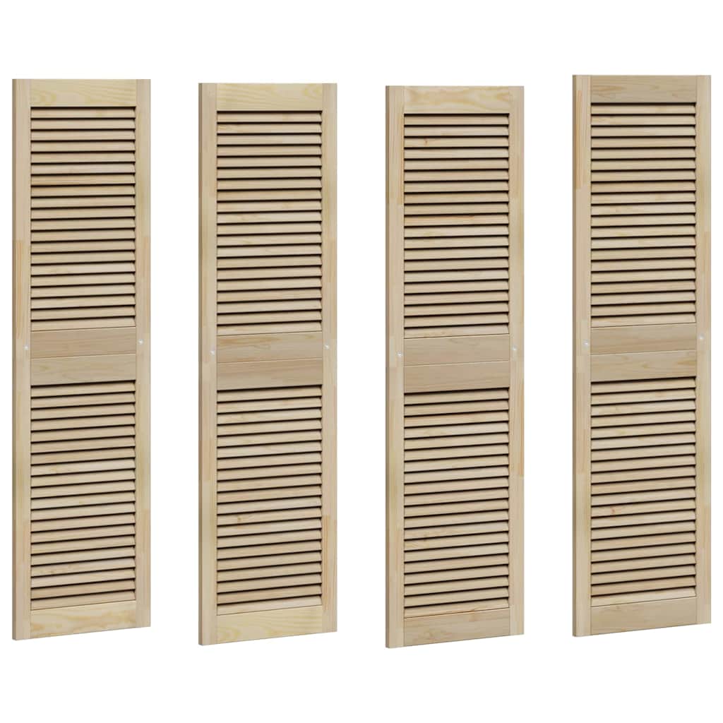 vidaXL Ușă de Dulap cu ușă 4 pcs natural 140.5 x 2.1 x 49.5 cm