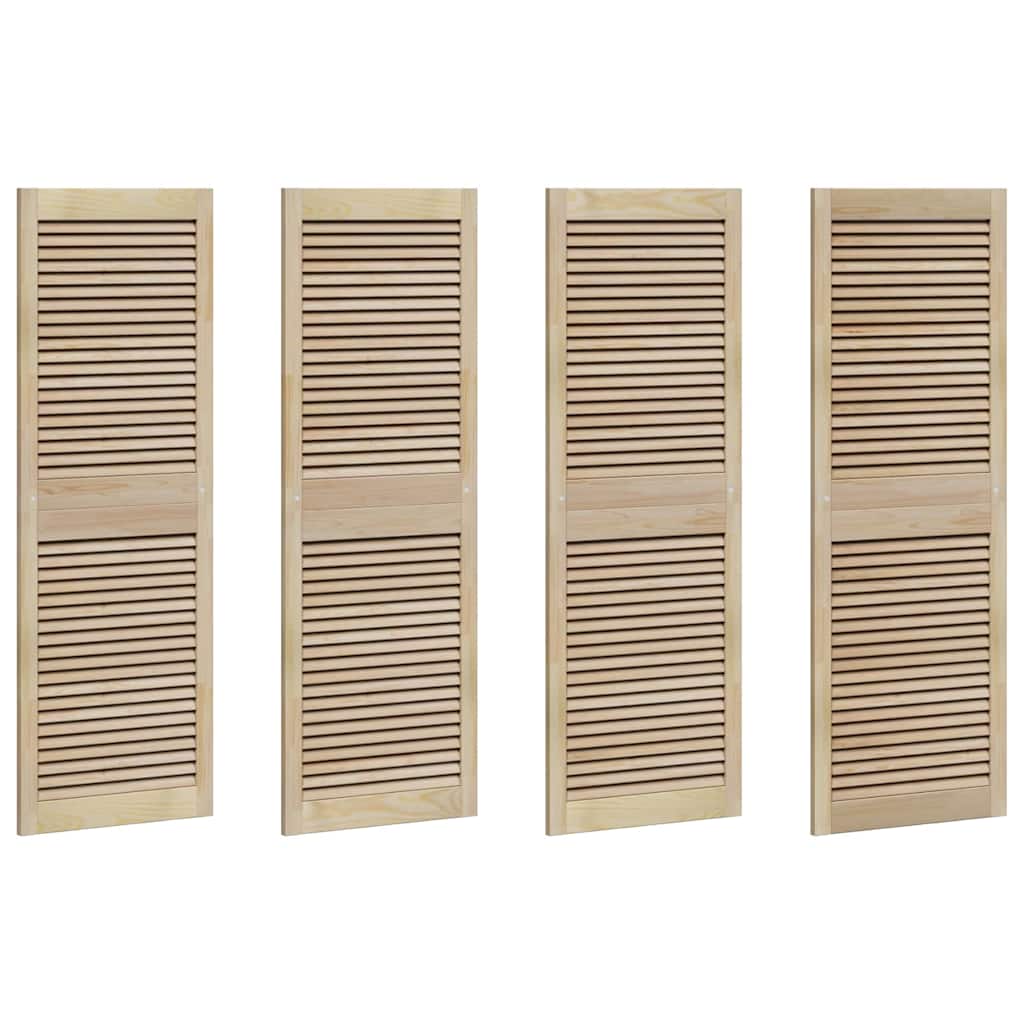 vidaXL Ușă de Dulap cu ușă 4 pcs natural 140.5 x 2.1 x 49.5 cm