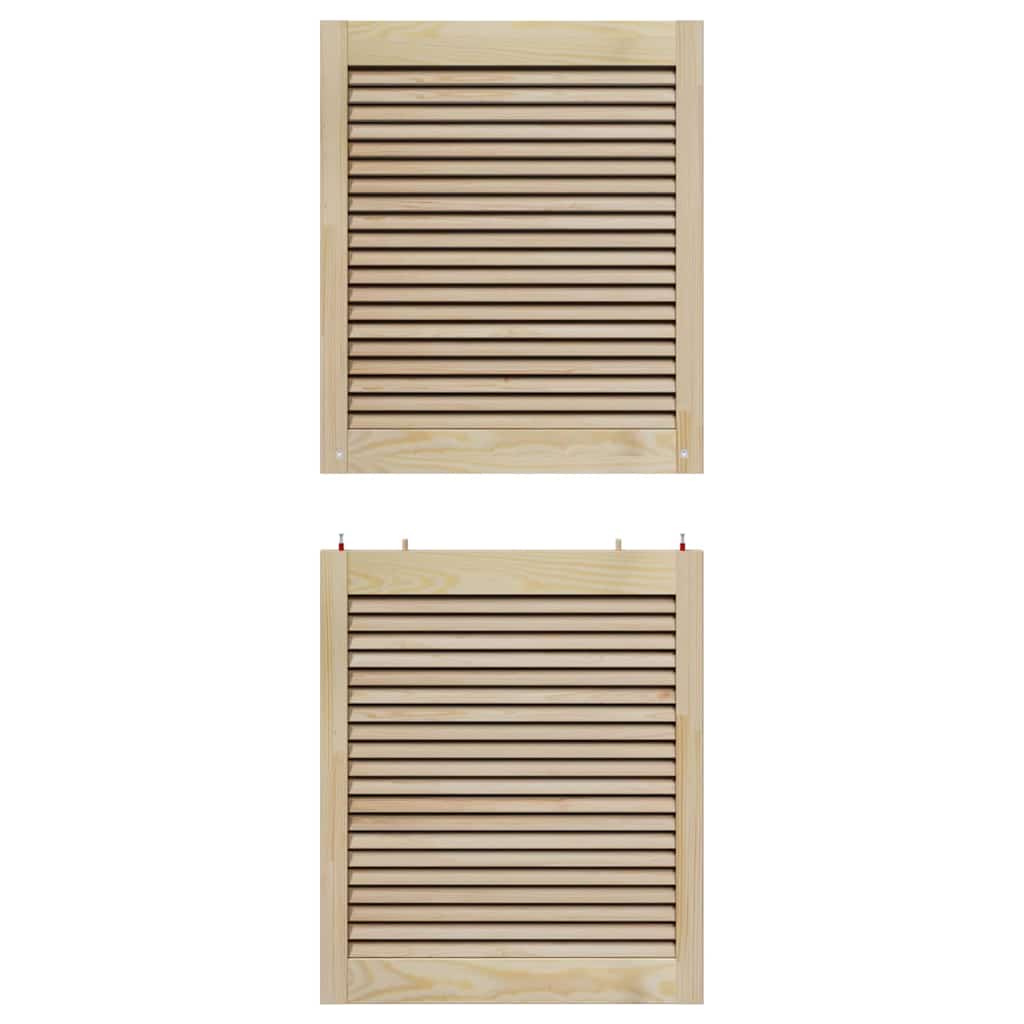 vidaXL Ușă de Dulap cu ușă 4 pcs natural 140.5 x 2.1 x 49.5 cm
