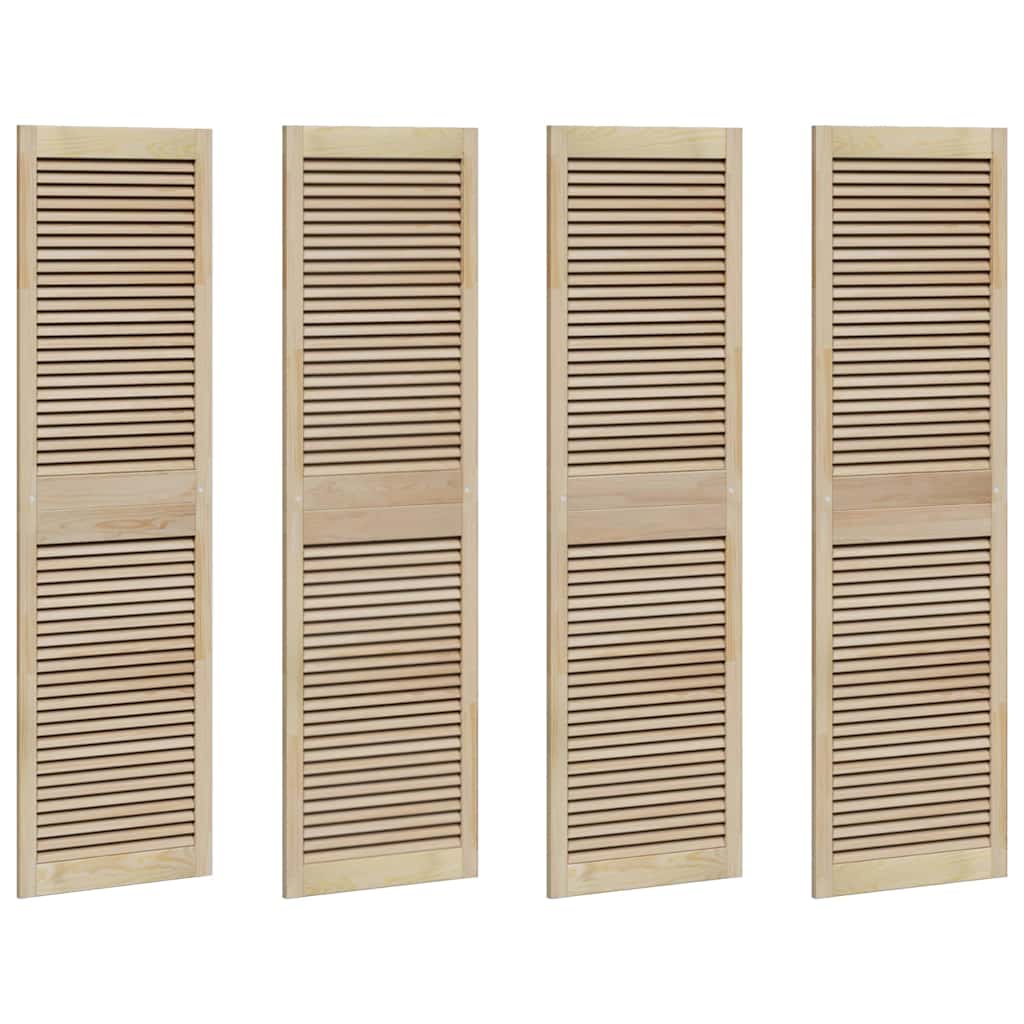 vidaXL Ușă de Dulap cu ușă 4 pcs natural 140.5 x 2.1 x 49.5 cm