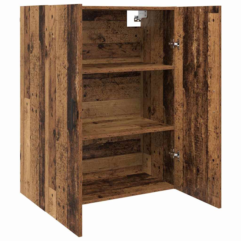 vidaXL Mobilier cu Montaj pe Perete 2 pcs Lemn vechi 69.5 x 34 x 90 cm vidaXL Mobilier cu Montaj pe Perete 2 pcs Lemn vechi 69.5 x 34 x 90 cm