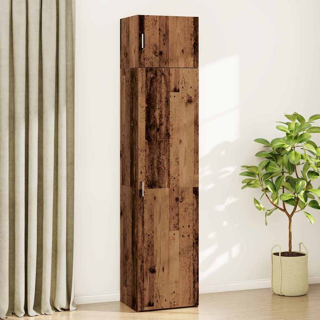 vidaXL Dulap de depozitare Lemn vechi 50 x 41 x 225 cm Lemn compozit