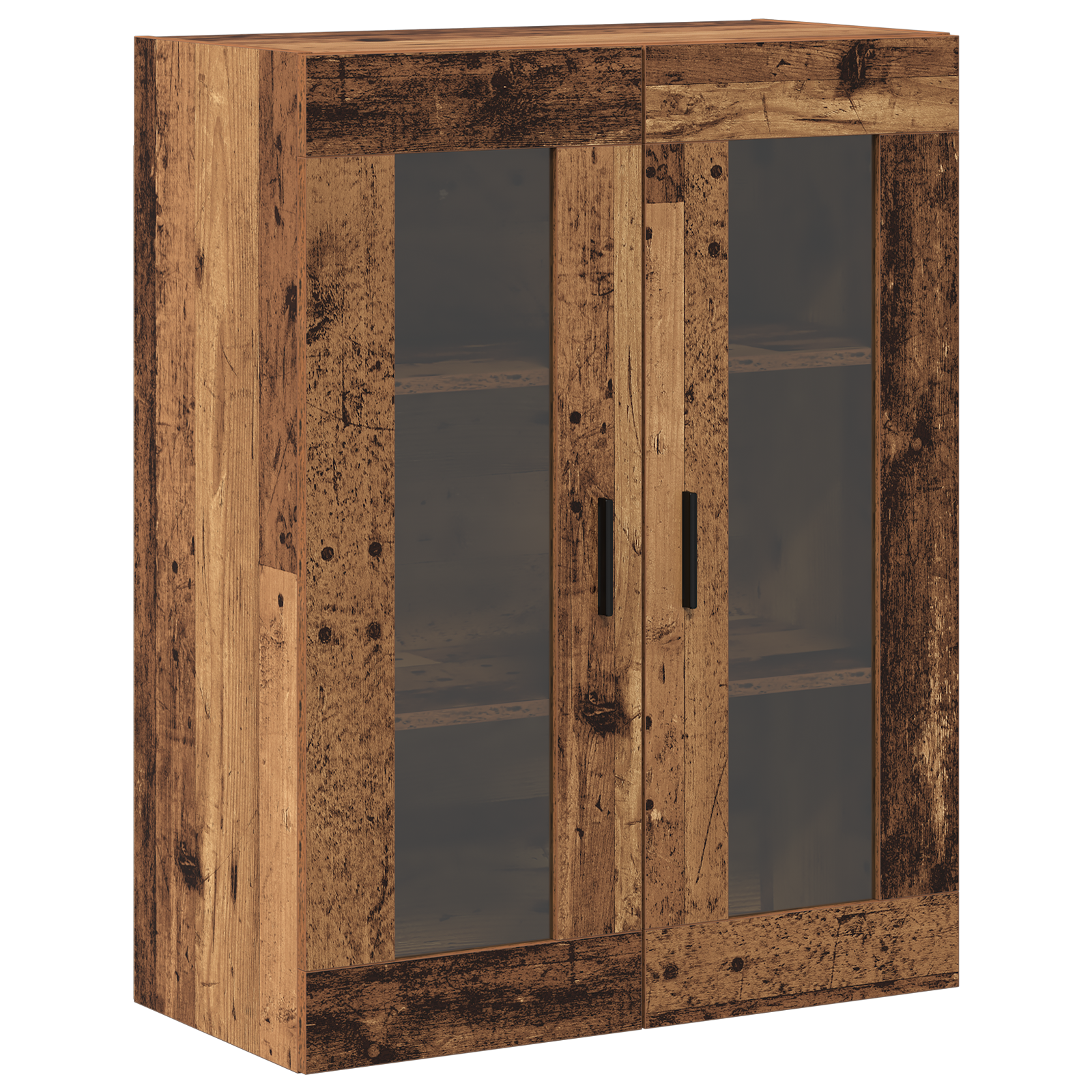 vidaXL Mobilier cu Montaj pe Perete 2 pcs Lemn vechi 69.5 x 34 x 90 cm vidaXL Mobilier cu Montaj pe Perete 2 pcs Lemn vechi 69.5 x 34 x 90 cm