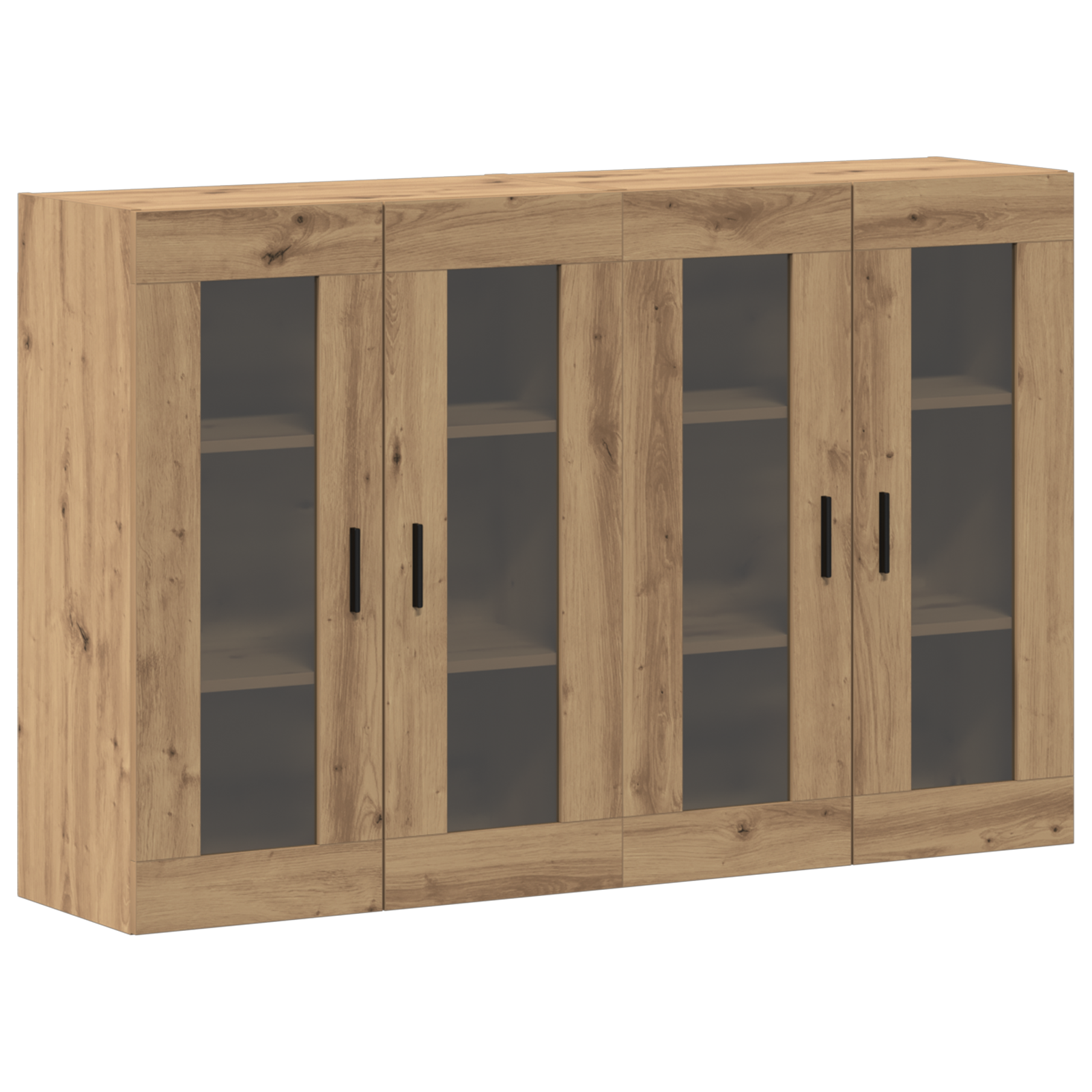 vidaXL Mobilier cu Montaj pe Perete 2 pcs stejar artizanal vidaXL Mobilier cu Montaj pe Perete 2 pcs stejar artizanal