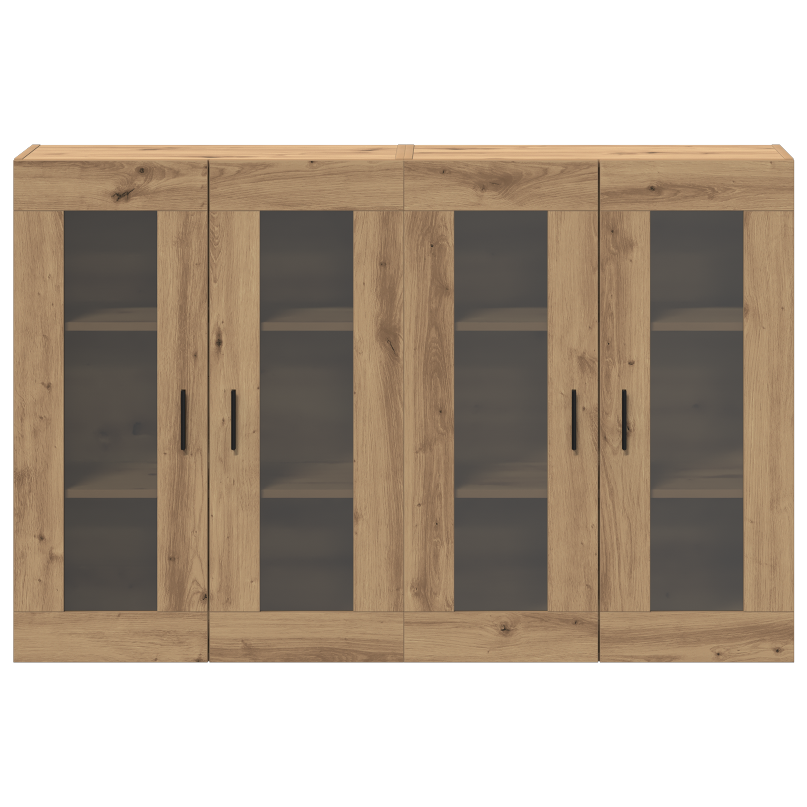 vidaXL Mobilier cu Montaj pe Perete 2 pcs stejar artizanal vidaXL Mobilier cu Montaj pe Perete 2 pcs stejar artizanal