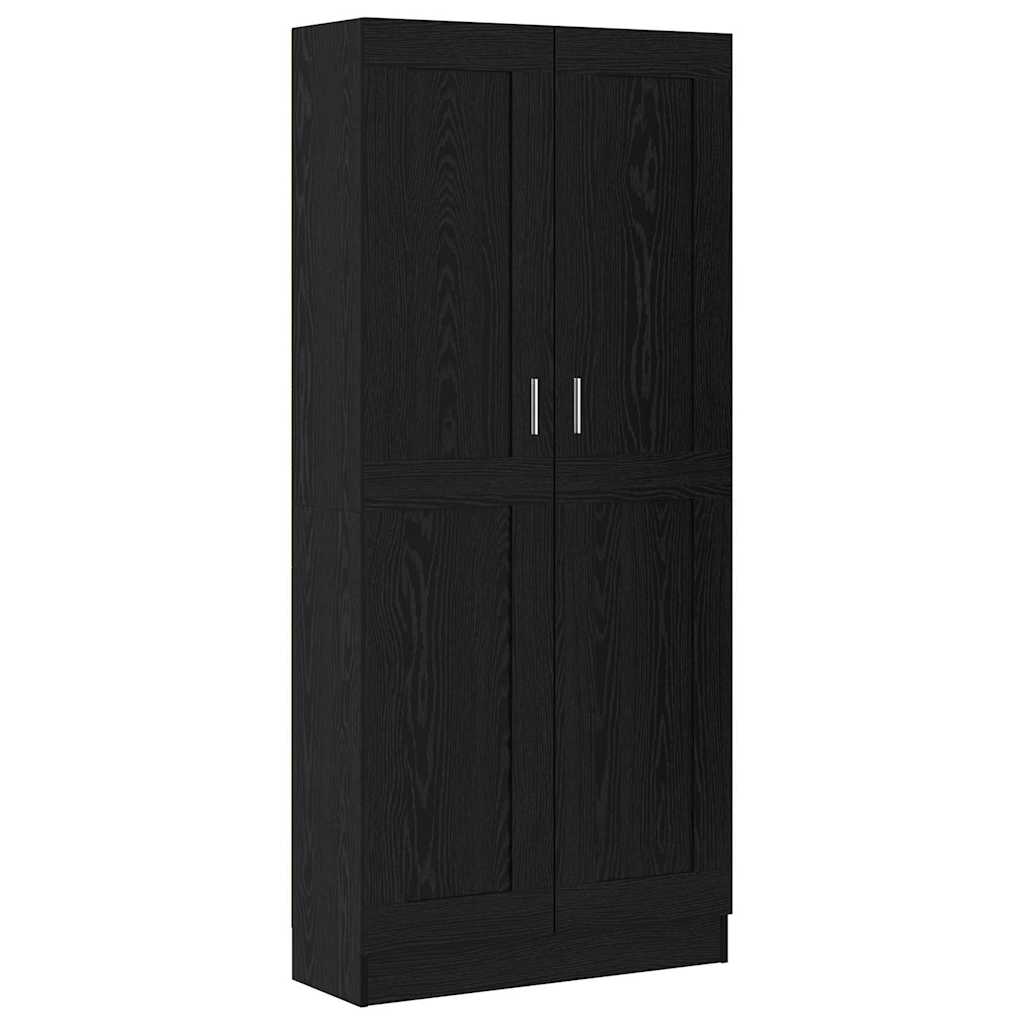 vidaXL Dulap pentru cărți Stejar negru 82.5 x 30.5 x 185 cm vidaXL Dulap pentru cărți Stejar negru 82.5 x 30.5 x 185 cm