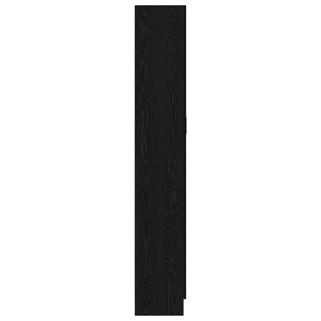 vidaXL Dulap pentru cărți Stejar negru 82.5 x 30.5 x 185 cm vidaXL Dulap pentru cărți Stejar negru 82.5 x 30.5 x 185 cm