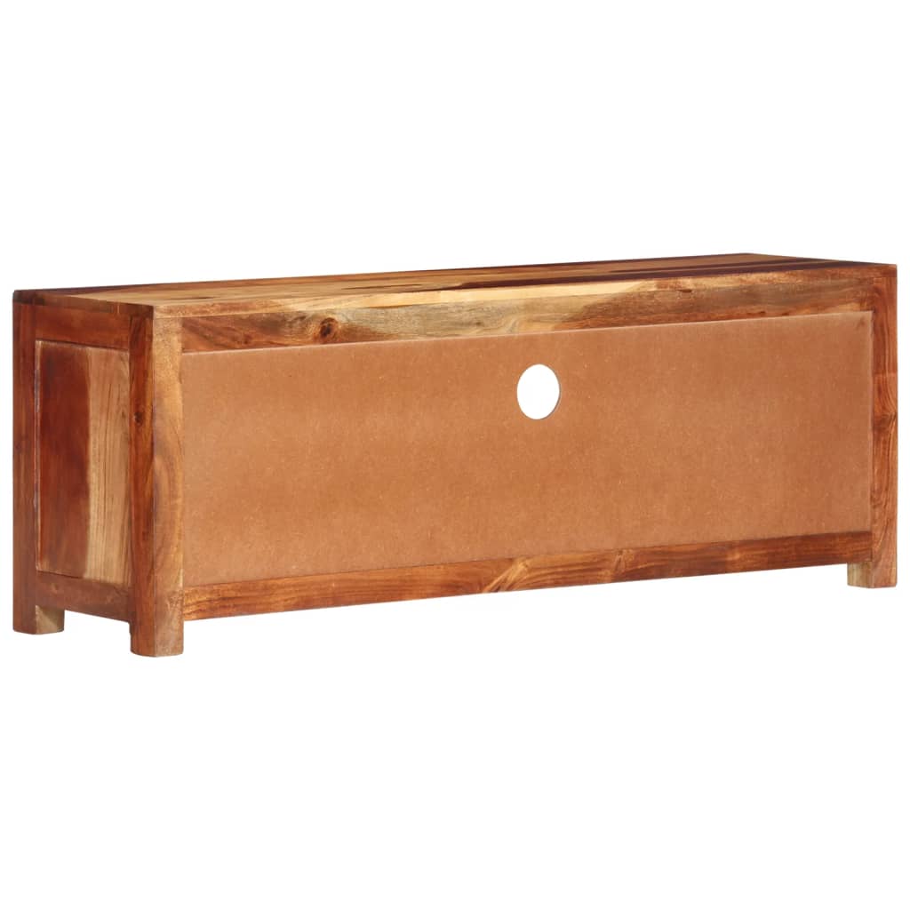 vidaXL Comodă TV, 110x30x40 cm, lemn masiv de acacia
