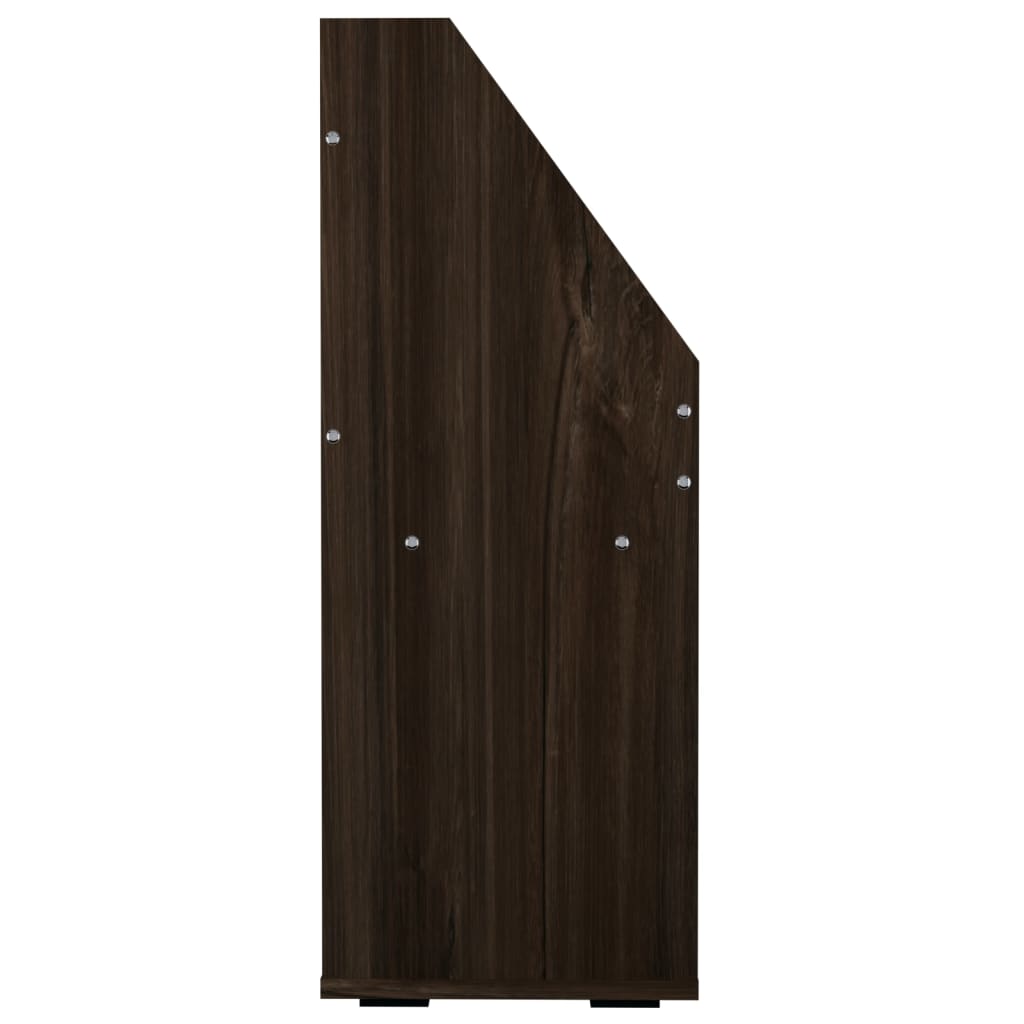 vidaXL Raft reviste copii, stejar afumat, 71x30x78,5cm, lemn prelucrat vidaXL Raft reviste copii, stejar afumat, 71x30x78,5cm, lemn prelucrat