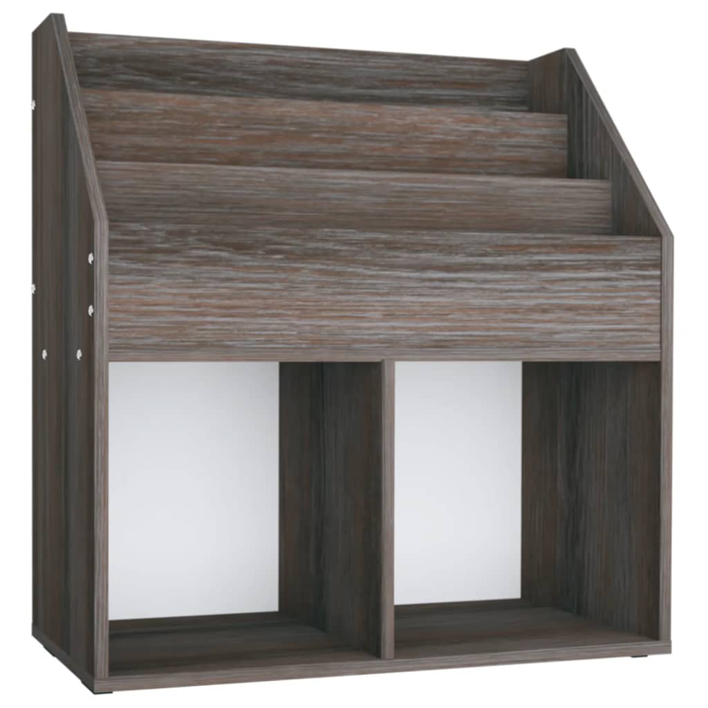 vidaXL Raft reviste copii, stejar sonoma, 71x30x78,5cm, lemn prelucrat vidaXL Raft reviste copii, stejar sonoma, 71x30x78,5cm, lemn prelucrat
