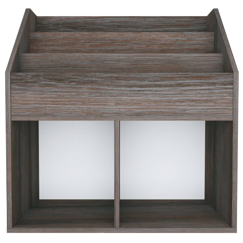 vidaXL Raft reviste copii, stejar sonoma, 71x30x78,5cm, lemn prelucrat vidaXL Raft reviste copii, stejar sonoma, 71x30x78,5cm, lemn prelucrat