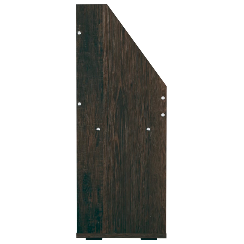vidaXL Raft reviste copii, stejar afumat, 71x30x78,5cm, lemn prelucrat vidaXL Raft reviste copii, stejar afumat, 71x30x78,5cm, lemn prelucrat