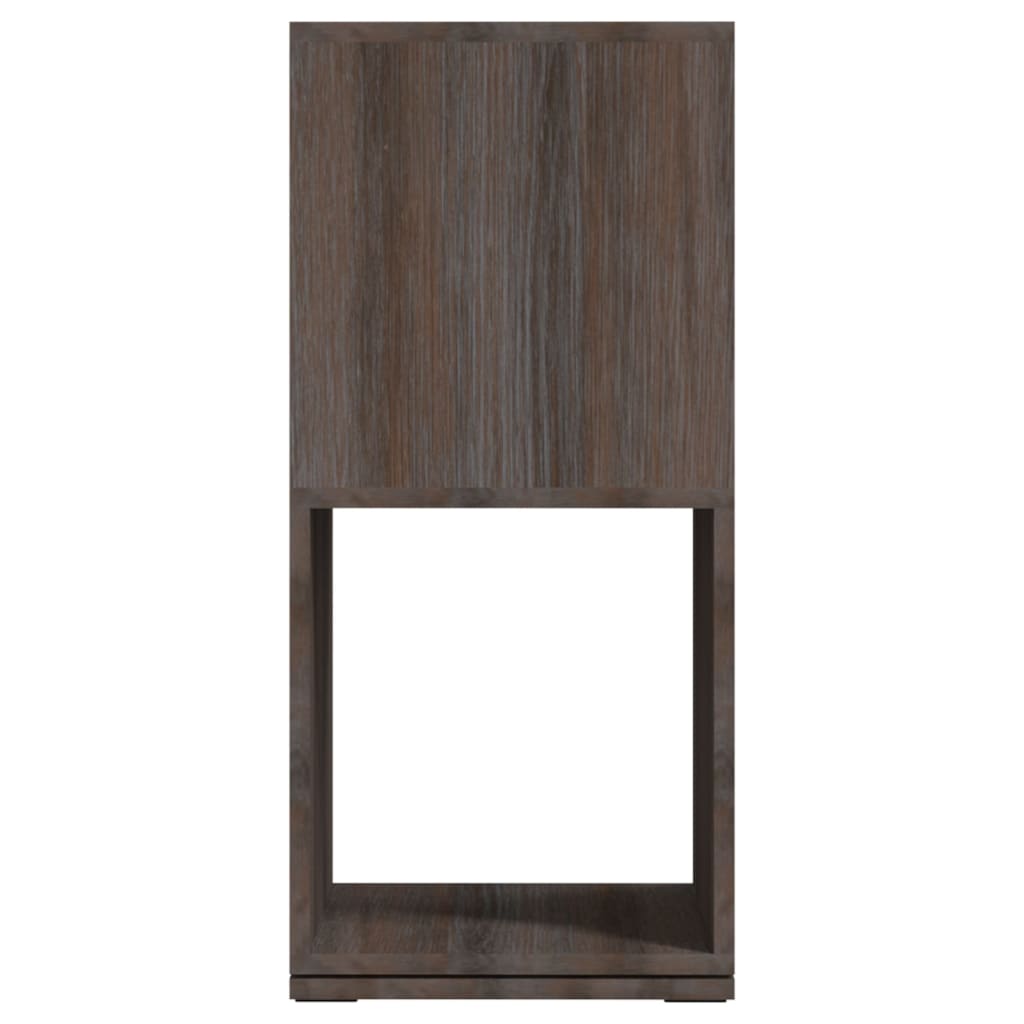 vidaXL Dulap rotativ, gri și stejar sonoma, 34,5x34,5x75,5 cm, PAL