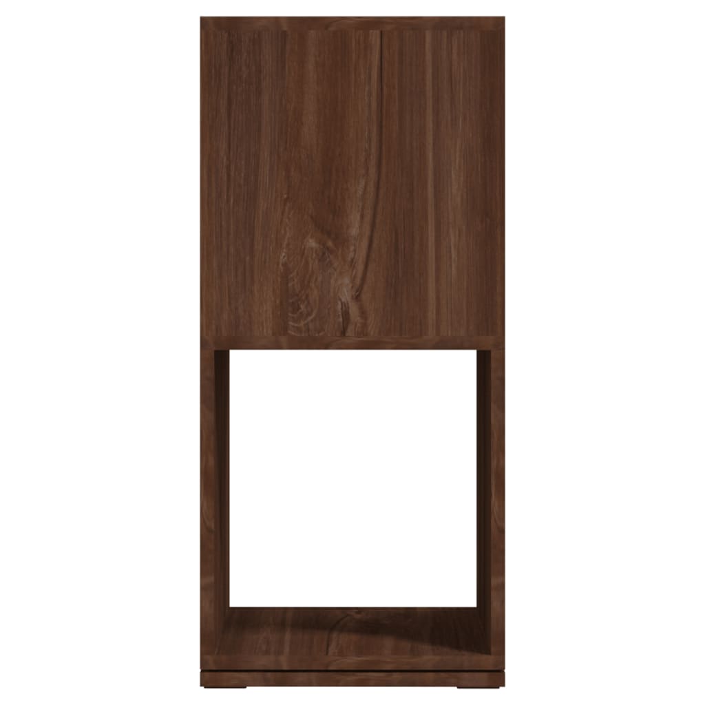vidaXL Dulap rotativ, stejar maro, 34,5x34,5x75,5 cm, lemn prelucrat