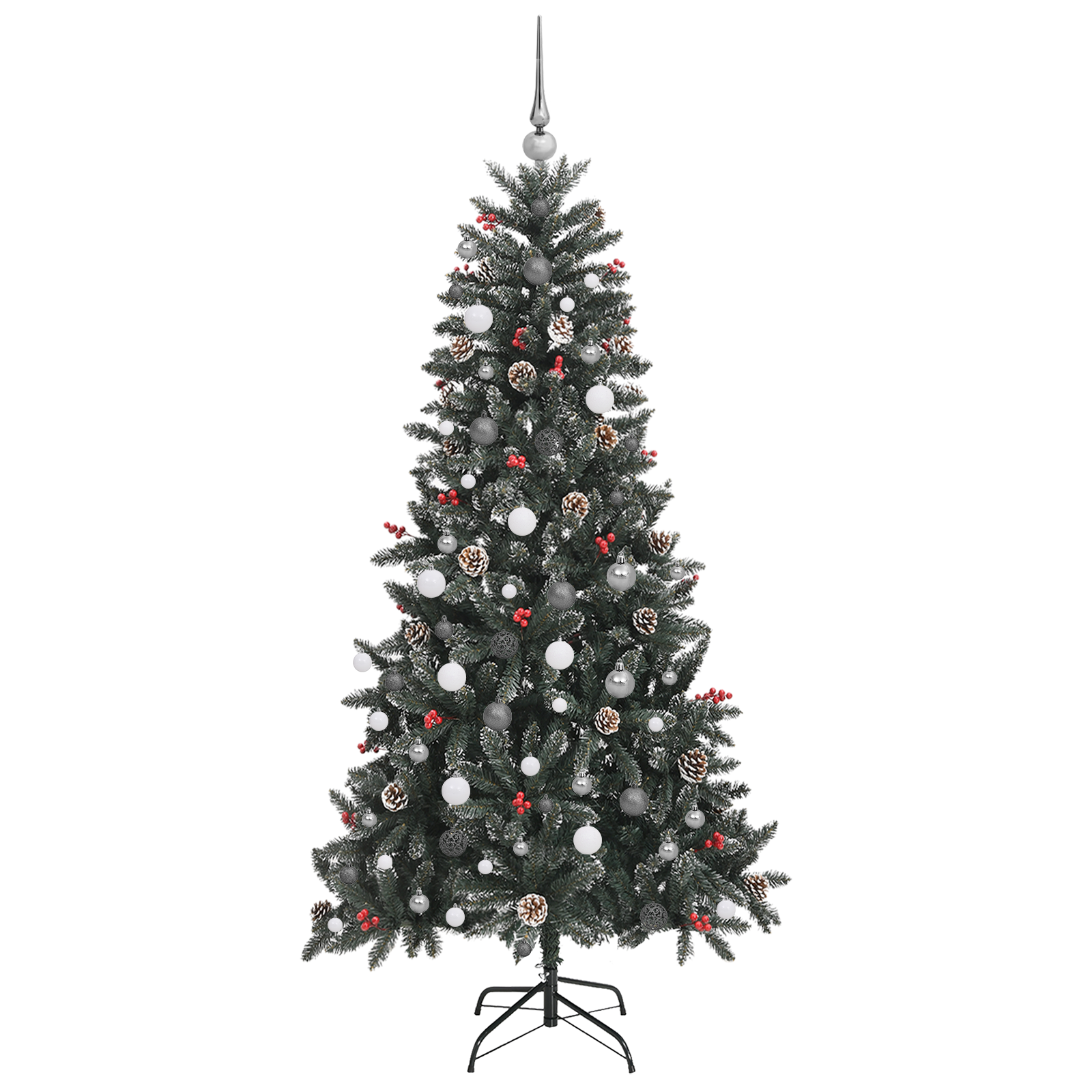 vidaXL Brad de Crăciun artificial Verde 210 cm PVC vidaXL Brad de Crăciun artificial Verde 210 cm PVC