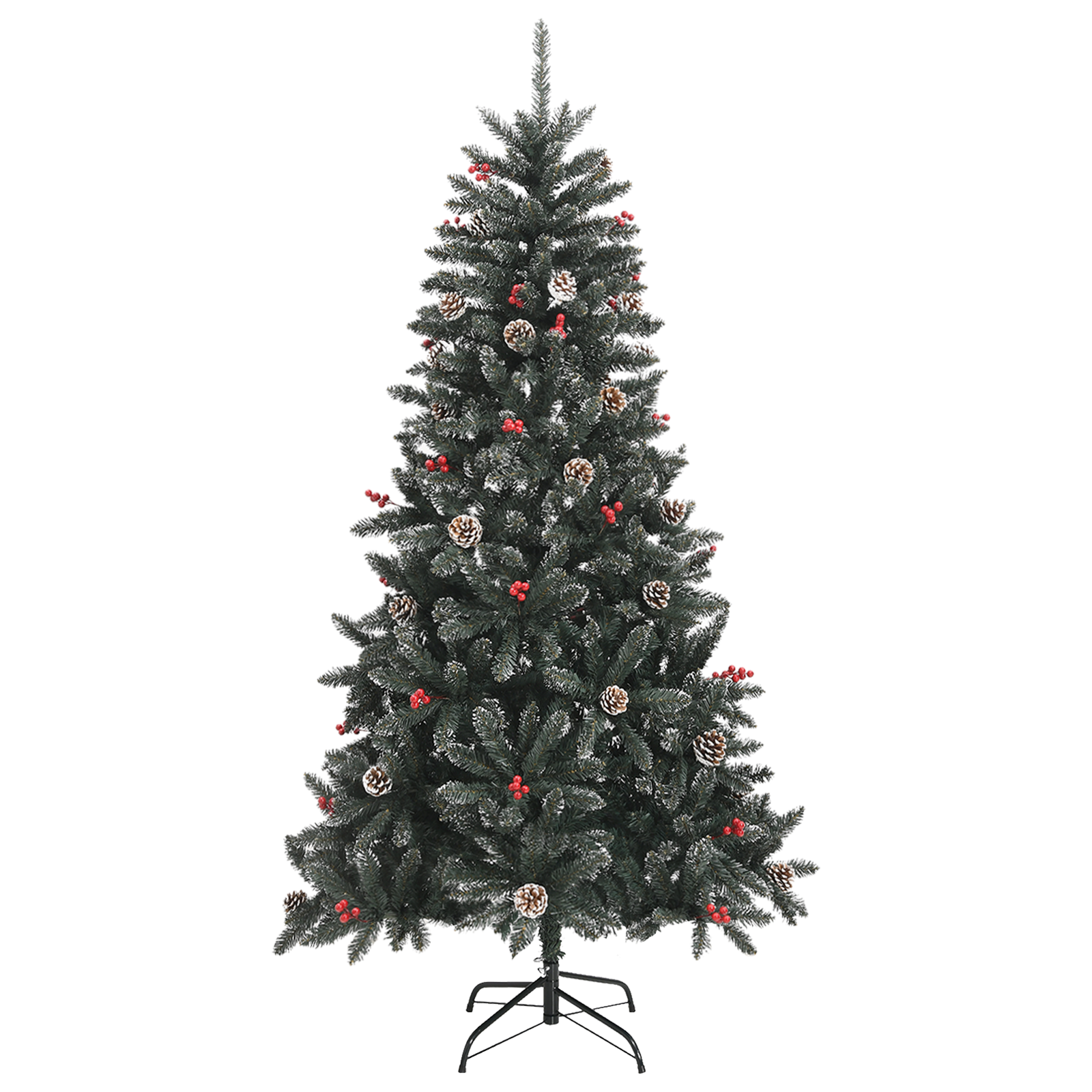 vidaXL Brad de Crăciun artificial Verde 210 cm PVC vidaXL Brad de Crăciun artificial Verde 210 cm PVC