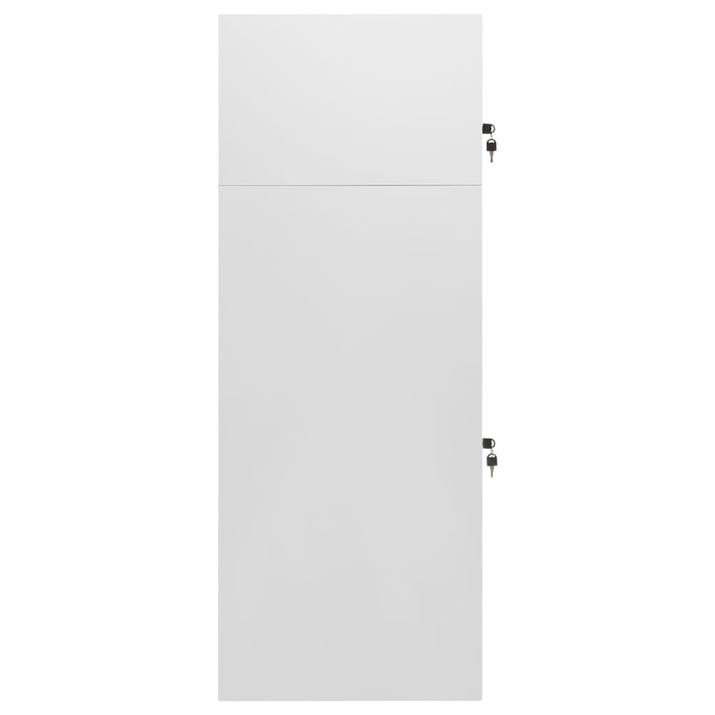 vidaXL Dulap pentru șa, gri deschis, 53x53x140 cm, oțel vidaXL Dulap pentru șa, gri deschis, 53x53x140 cm, oțel