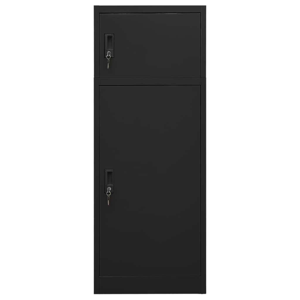 vidaXL Dulap pentru șa, negru, 53x53x140 cm, oțel vidaXL Dulap pentru șa, negru, 53x53x140 cm, oțel