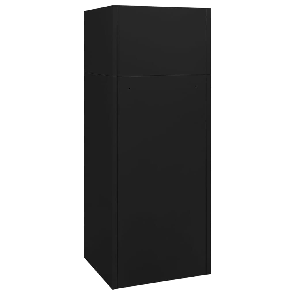 vidaXL Dulap pentru șa, negru, 53x53x140 cm, oțel vidaXL Dulap pentru șa, negru, 53x53x140 cm, oțel