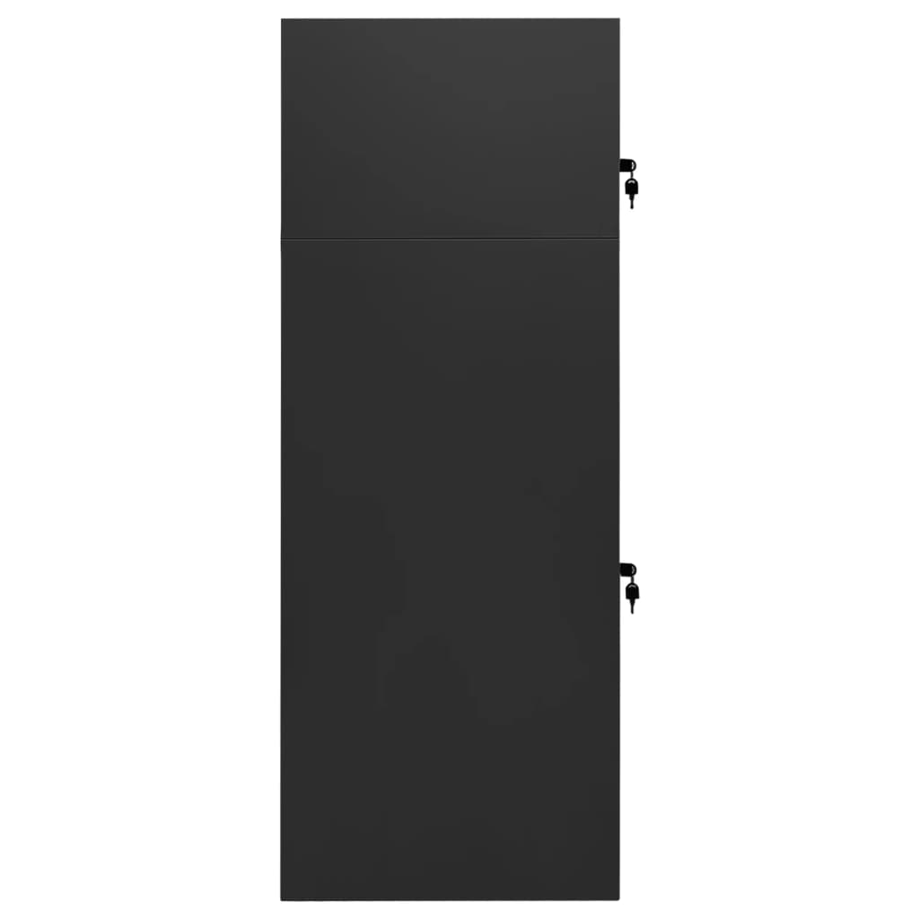 vidaXL Dulap pentru șa, antracit, 53x53x140 cm, oțel vidaXL Dulap pentru șa, antracit, 53x53x140 cm, oțel