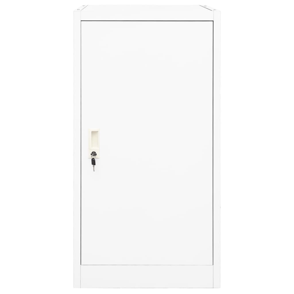 vidaXL Dulap pentru șa, alb, 53x53x105 cm, oțel vidaXL Dulap pentru șa, alb, 53x53x105 cm, oțel