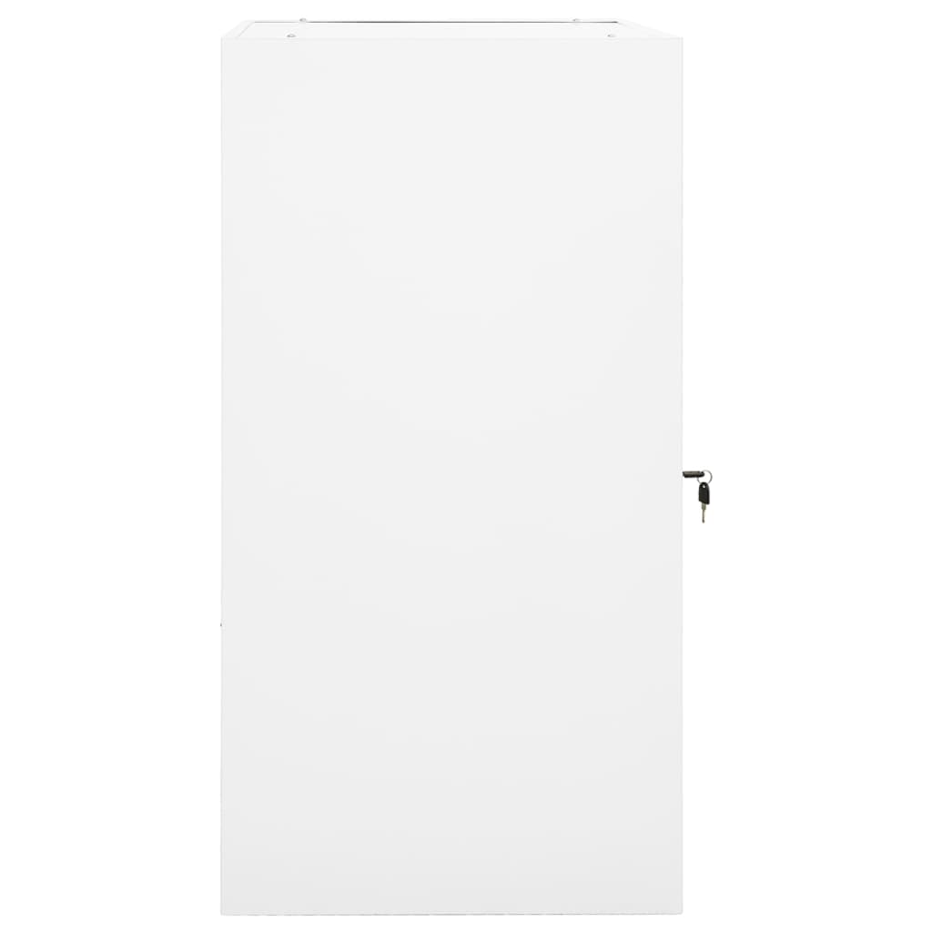 vidaXL Dulap pentru șa, alb, 53x53x105 cm, oțel vidaXL Dulap pentru șa, alb, 53x53x105 cm, oțel