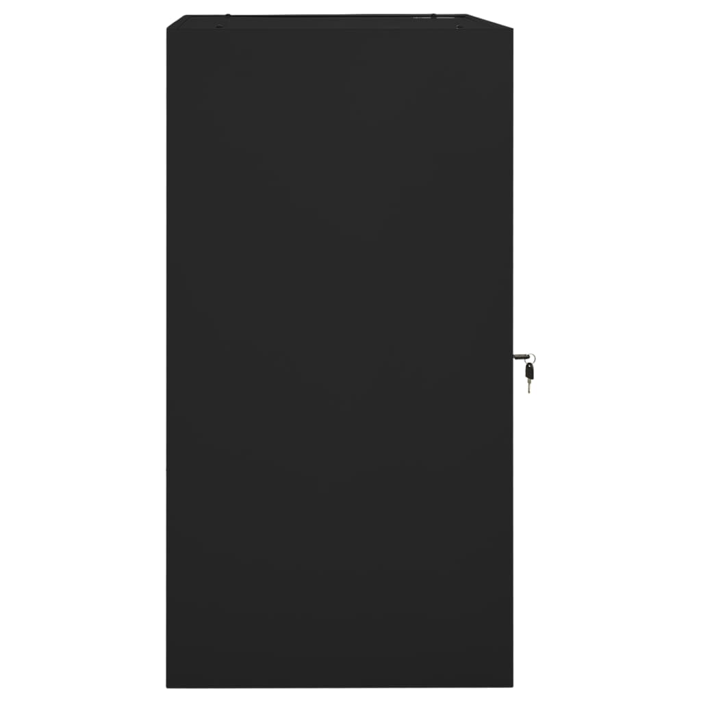 vidaXL Dulap pentru șa, negru, 53x53x105 cm, oțel vidaXL Dulap pentru șa, negru, 53x53x105 cm, oțel