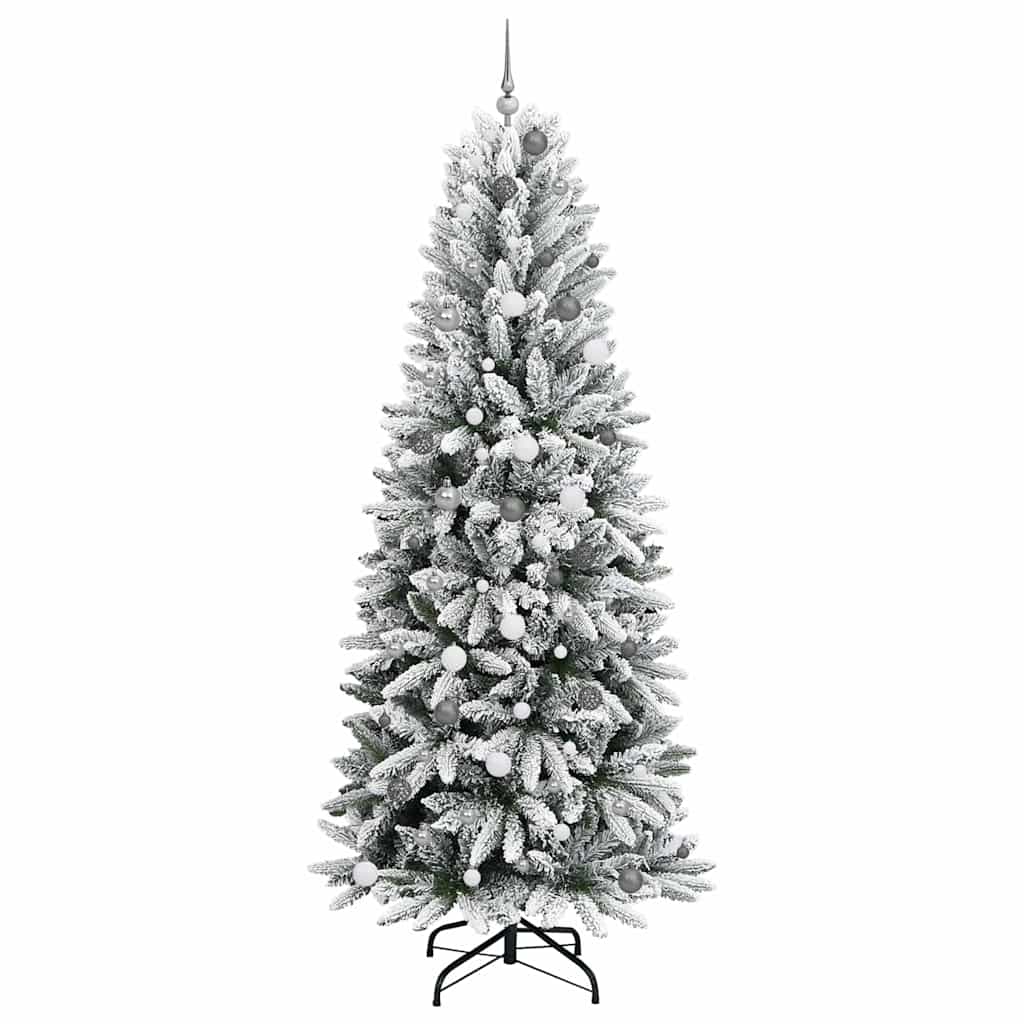 vidaXL Brad de Crăciun artificial Alb 240 cm PVC vidaXL Brad de Crăciun artificial Alb 240 cm PVC